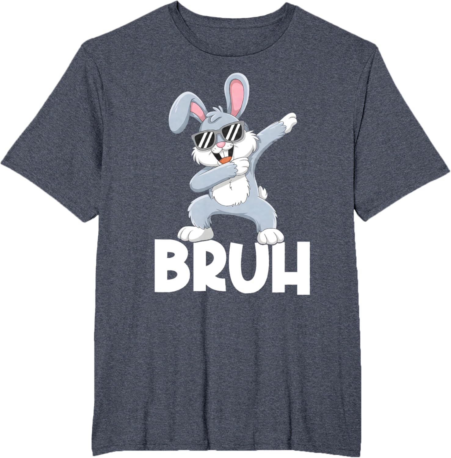 Bunny Rabbit Bruh Meme Easter Happy Easter Day Men Boys Kids T-Shirt