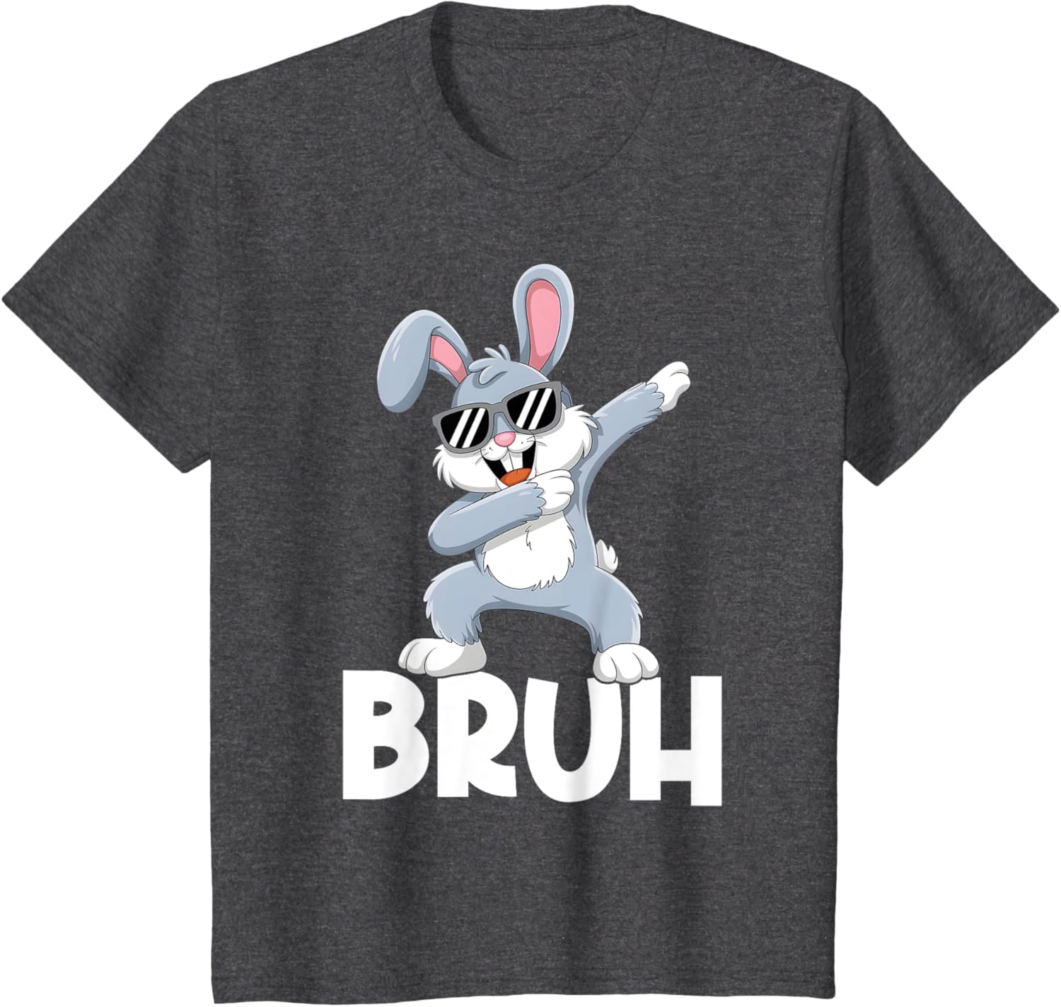 Bunny Rabbit Bruh Meme Easter Happy Easter Day Men Boys Kids T-Shirt