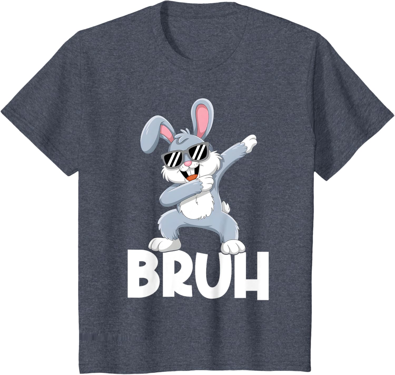 Bunny Rabbit Bruh Meme Easter Happy Easter Day Men Boys Kids T-Shirt