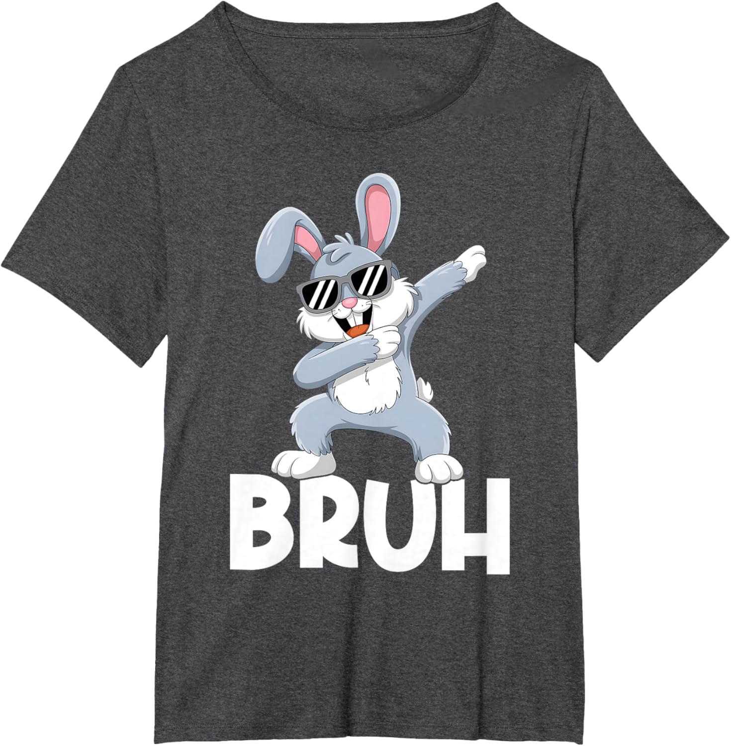 Bunny Rabbit Bruh Meme Easter Happy Easter Day Men Boys Kids T-Shirt