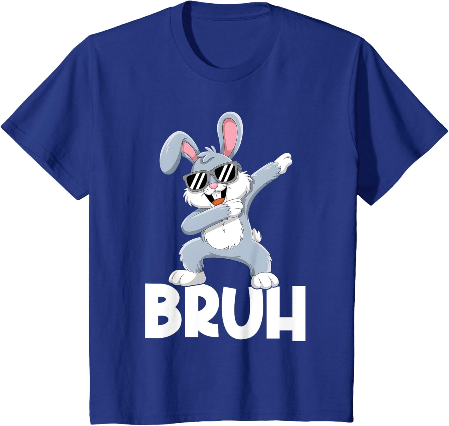 Bunny Rabbit Bruh Meme Easter Happy Easter Day Men Boys Kids T-Shirt