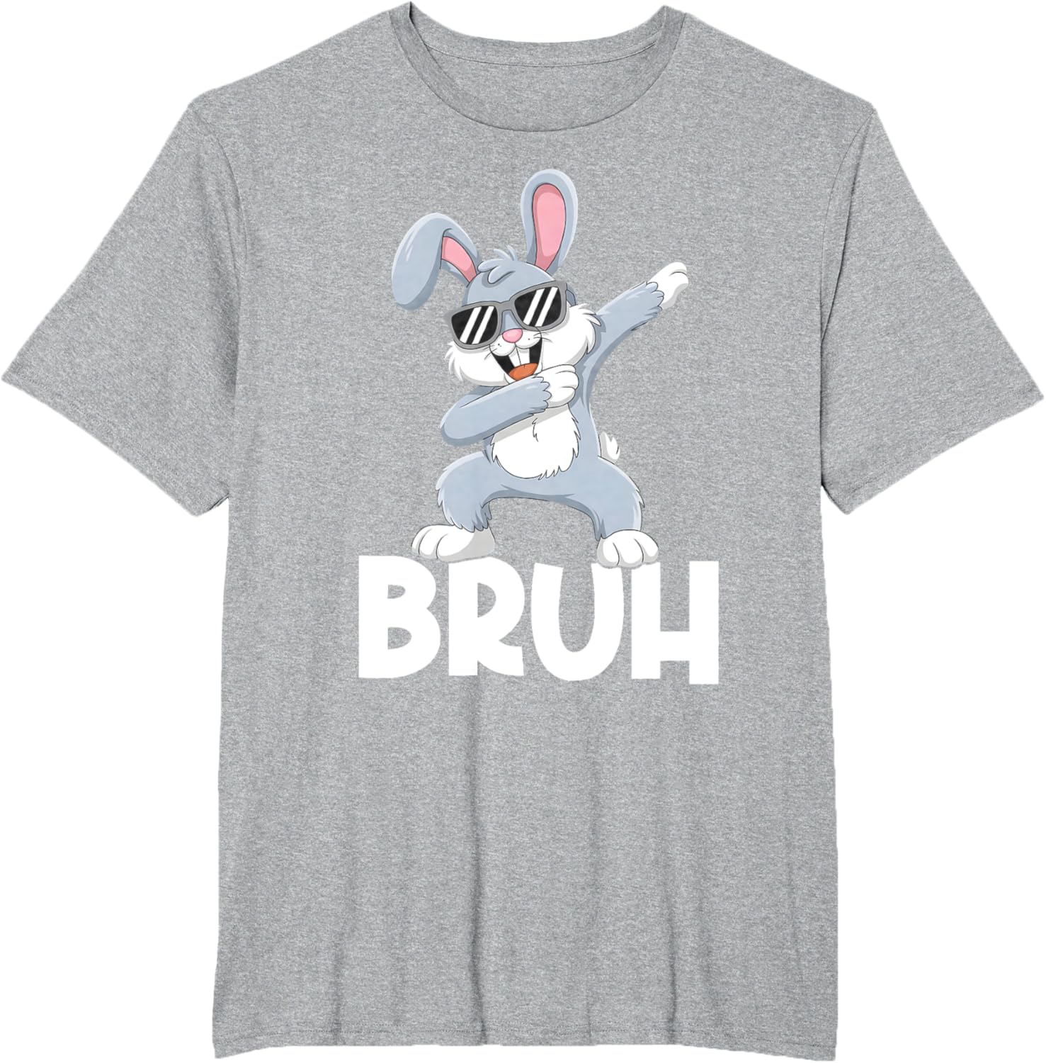 Bunny Rabbit Bruh Meme Easter Happy Easter Day Men Boys Kids T-Shirt