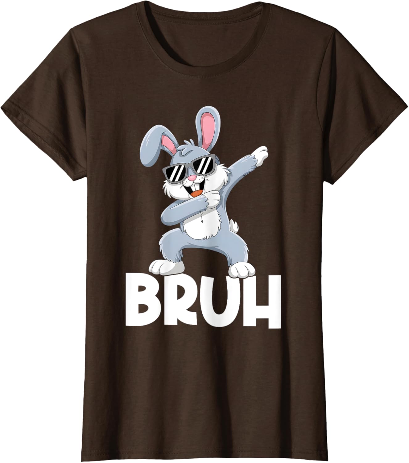 Bunny Rabbit Bruh Meme Easter Happy Easter Day Men Boys Kids T-Shirt