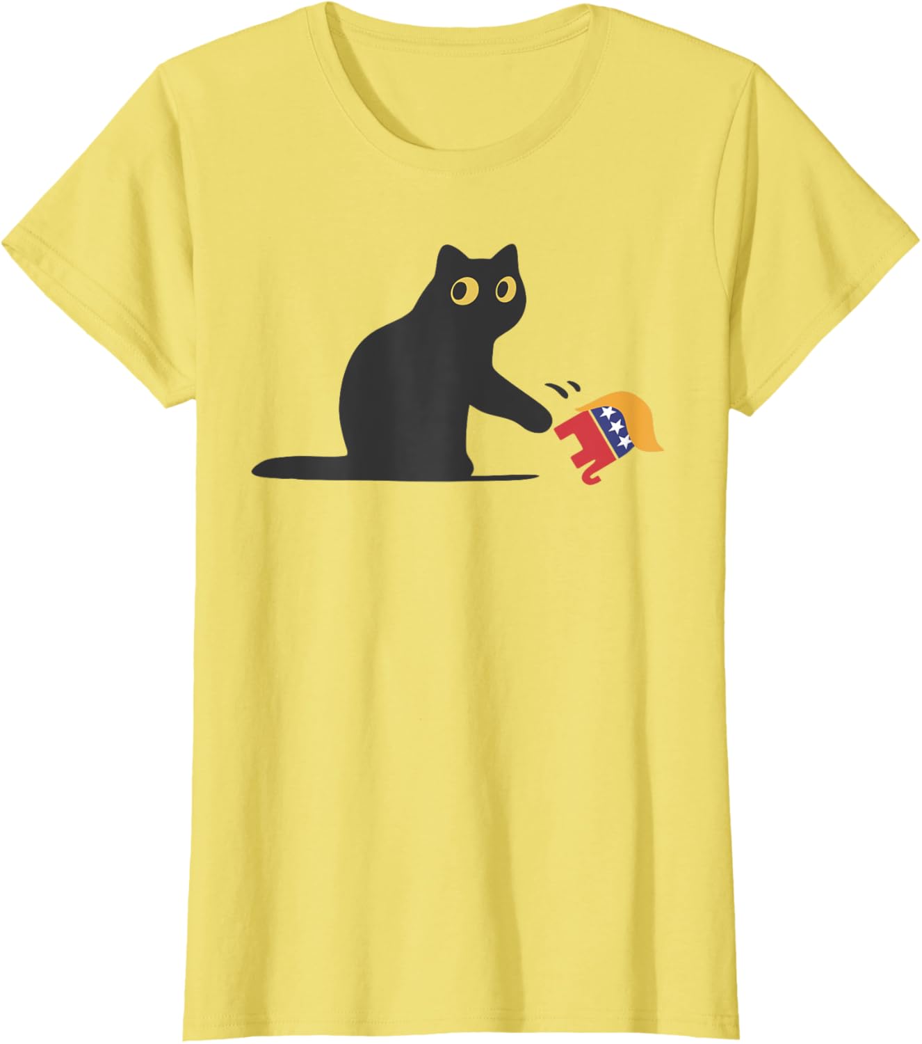 Cat Ladies For Kamala Harris Donald Trump 2024 Sarcastic T-Shirt