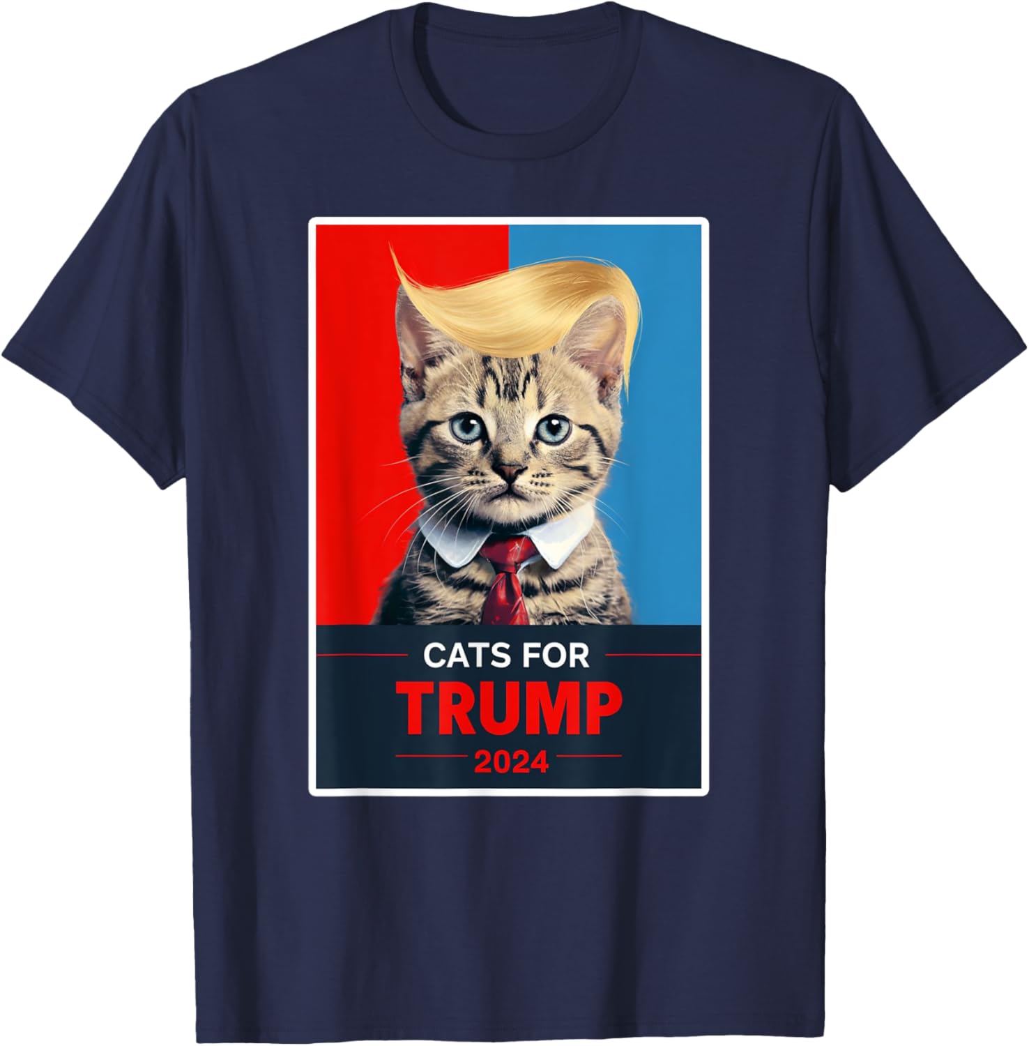 Cats For Trump 2024 Election T-Shirt