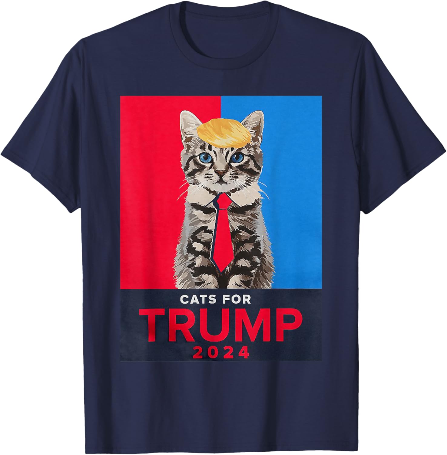 Cats For Trump 2024 Funny Tee For Vance Trump T-Shirt