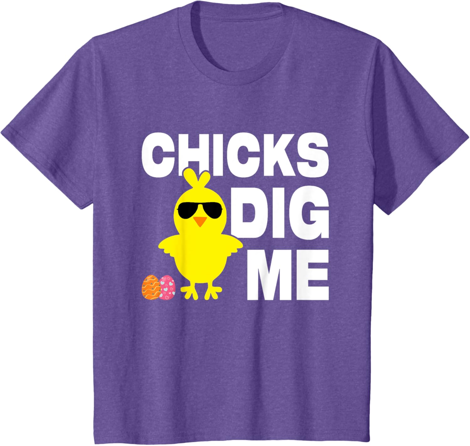 Chick Dig Me Men Boys Funny Easter Egg Hunt T-Shirt