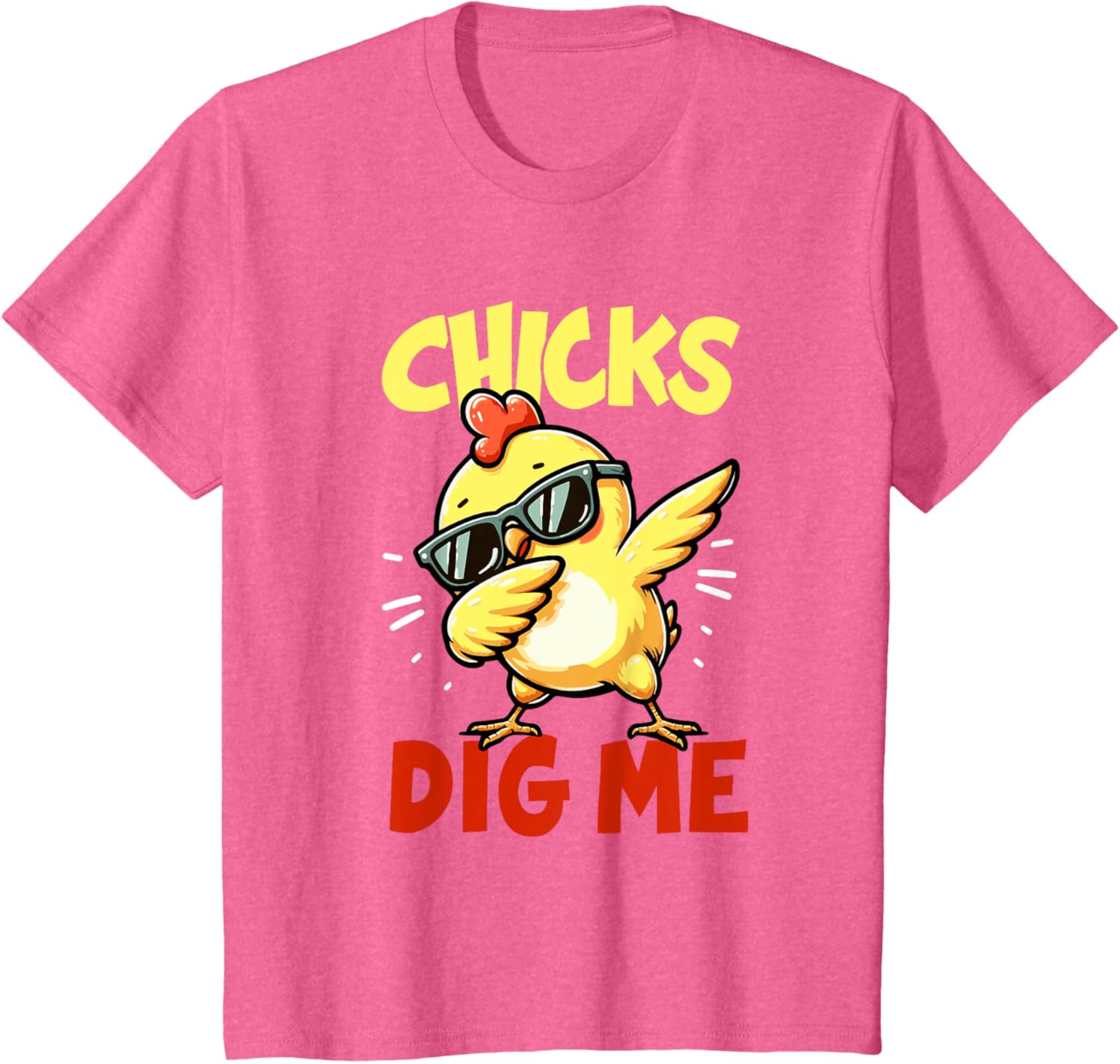 Chicks Dig Me Easter dabbing Easter Girls Boys Kids Toddlers T-Shirt