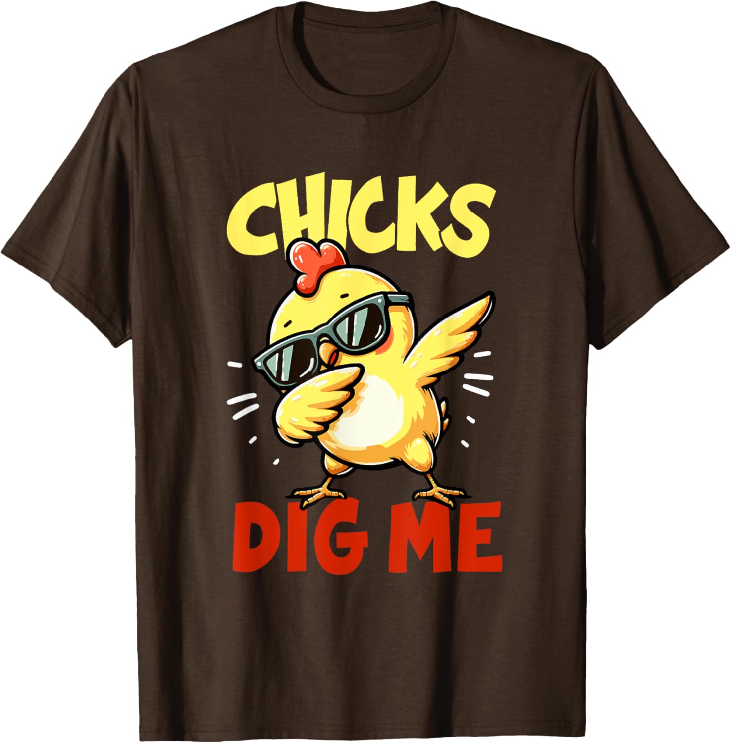 Chicks Dig Me Easter dabbing Easter Girls Boys Kids Toddlers T-Shirt