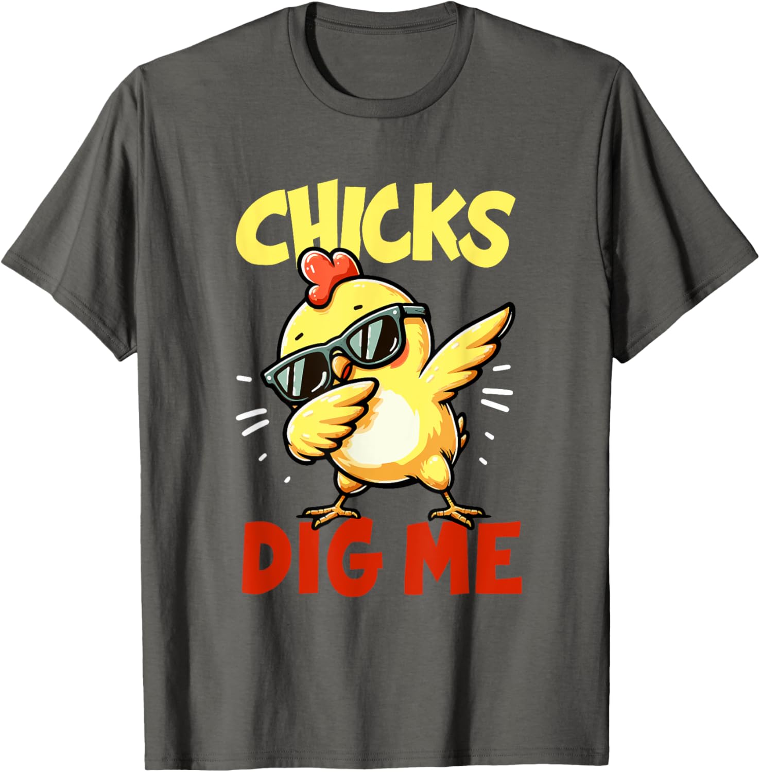 Chicks Dig Me Easter dabbing Easter Girls Boys Kids Toddlers T-Shirt