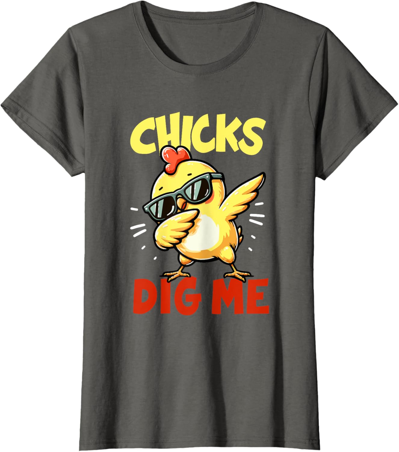 Chicks Dig Me Easter dabbing Easter Girls Boys Kids Toddlers T-Shirt