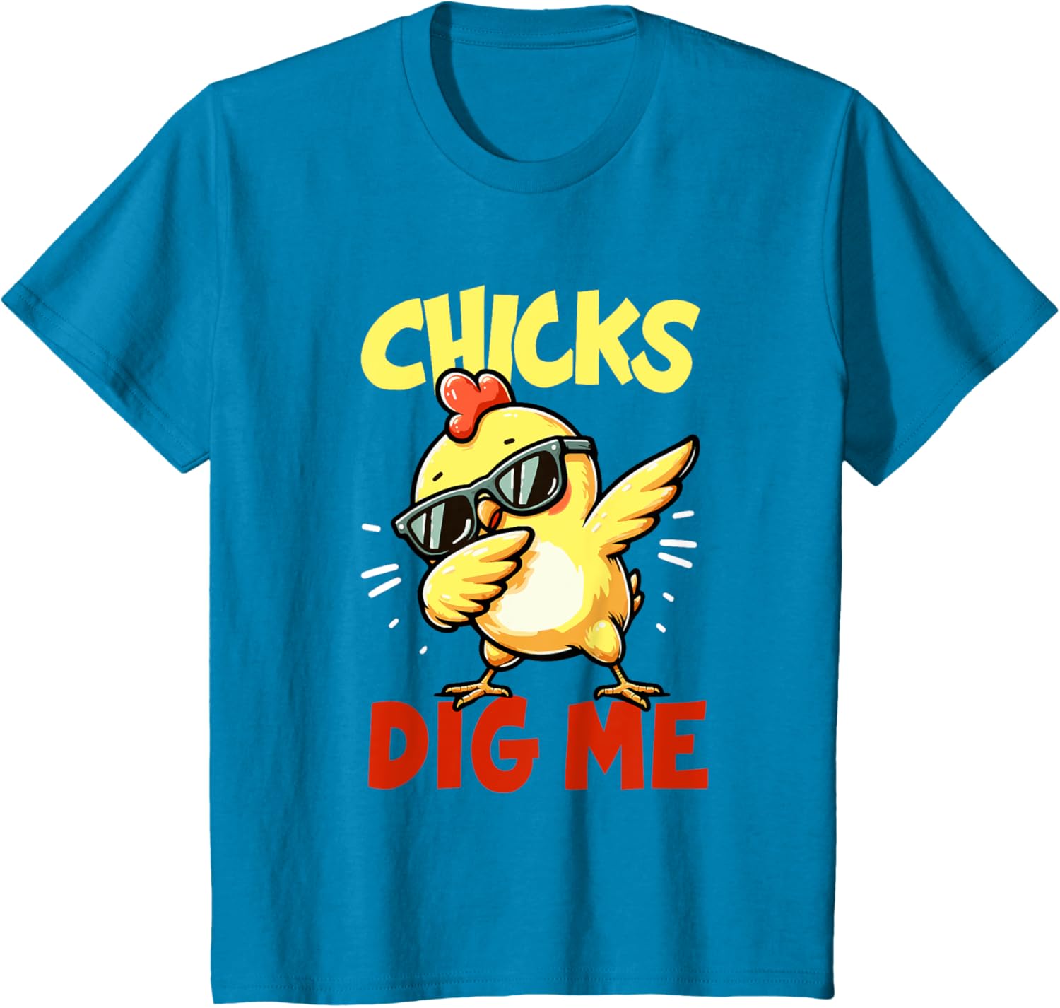 Chicks Dig Me Easter dabbing Easter Girls Boys Kids Toddlers T-Shirt