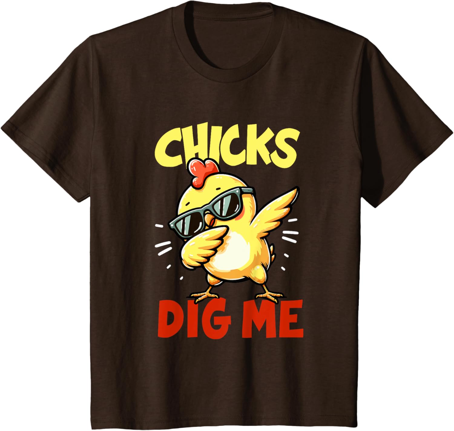 Chicks Dig Me Easter dabbing Easter Girls Boys Kids Toddlers T-Shirt