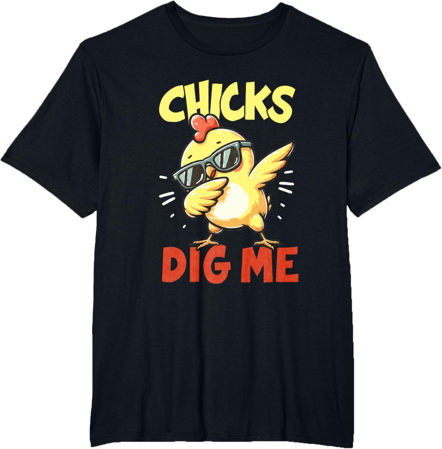 Chicks Dig Me Easter dabbing Easter Girls Boys Kids Toddlers T-Shirt