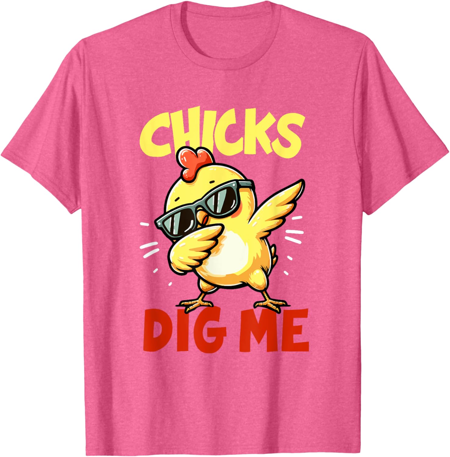 Chicks Dig Me Easter dabbing Easter Girls Boys Kids Toddlers T-Shirt