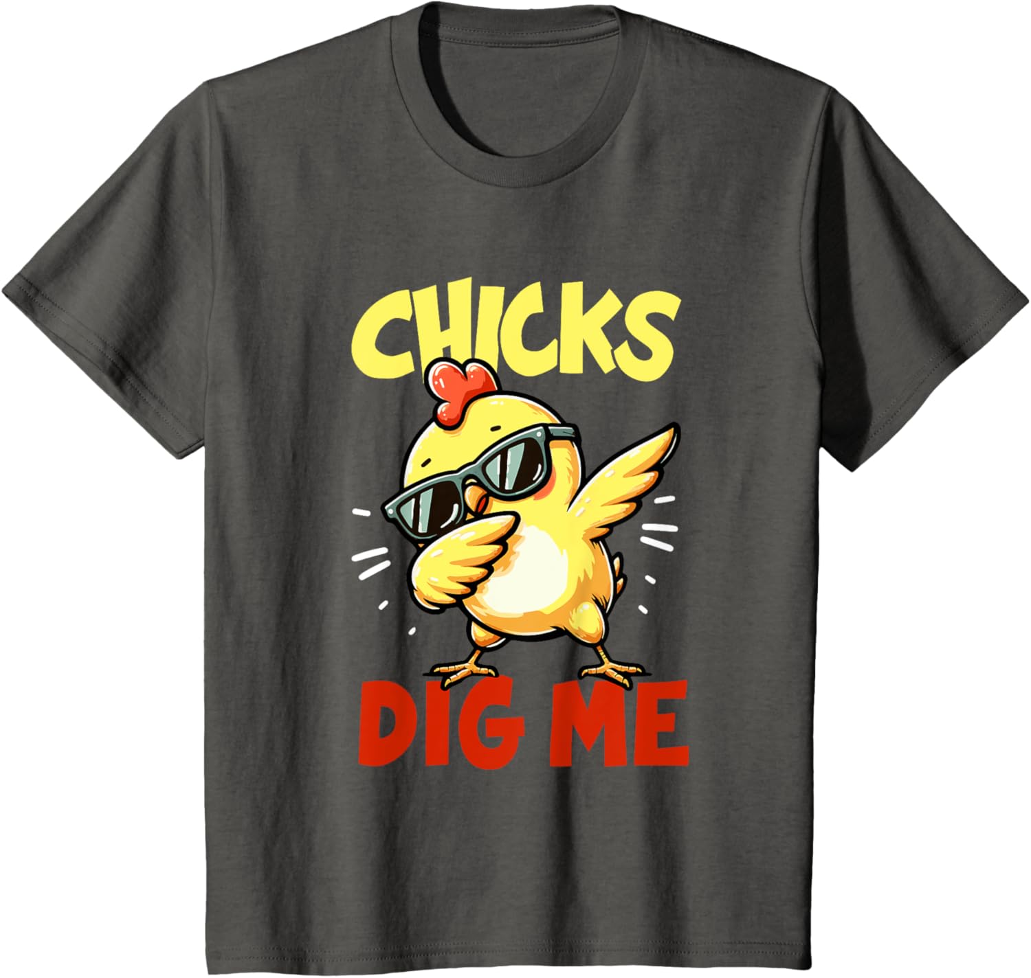 Chicks Dig Me Easter dabbing Easter Girls Boys Kids Toddlers T-Shirt