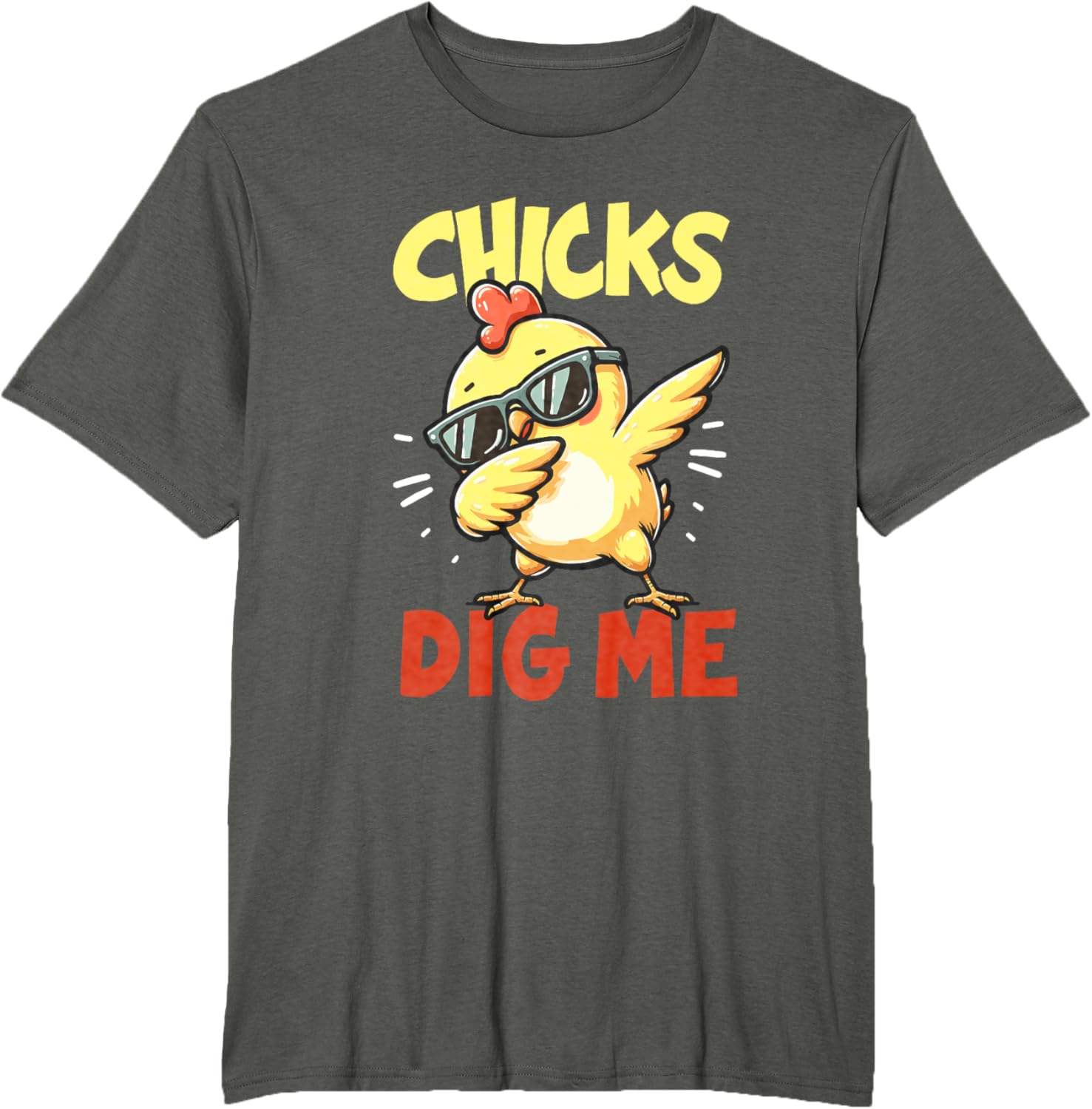 Chicks Dig Me Easter dabbing Easter Girls Boys Kids Toddlers T-Shirt