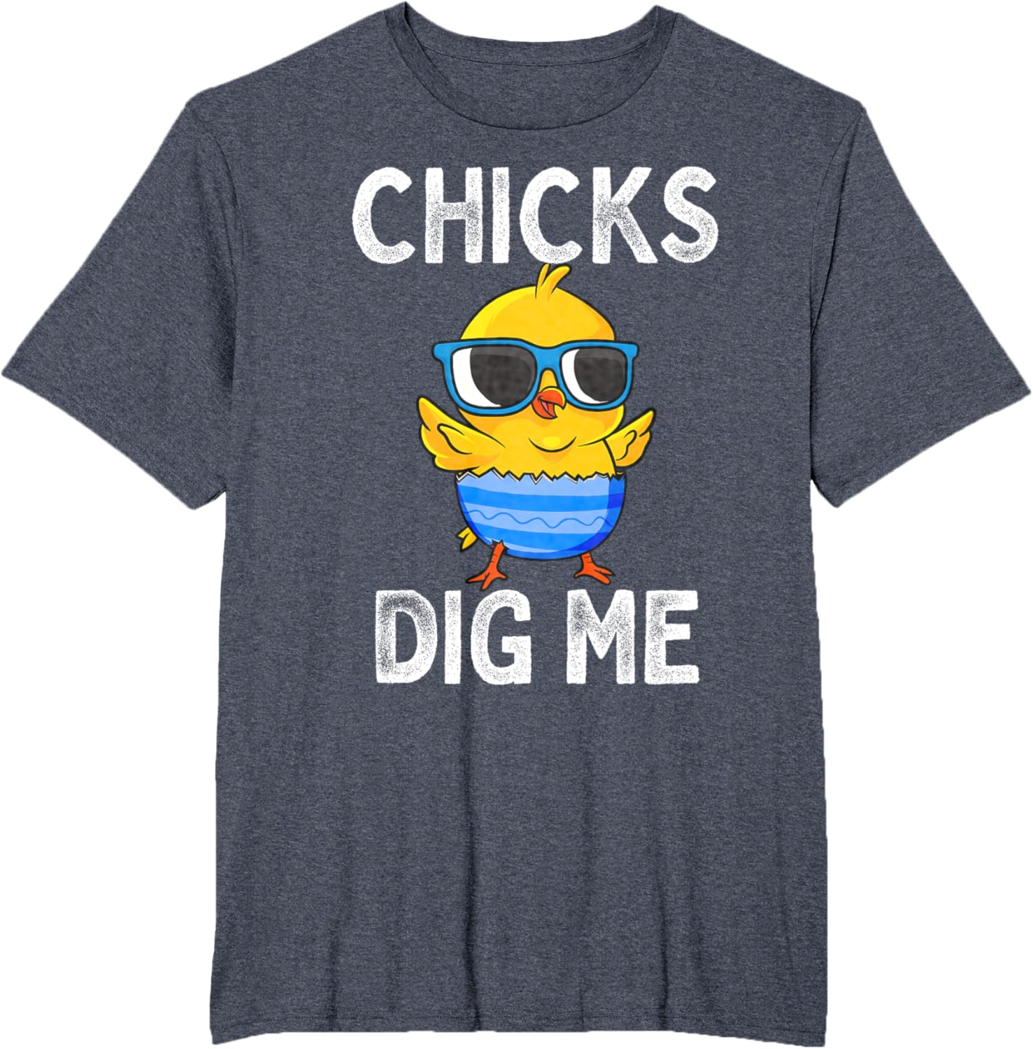 Chicks Dig Me Easter Egg Funny Cute Baby Chicken Kids Boys T-Shirt