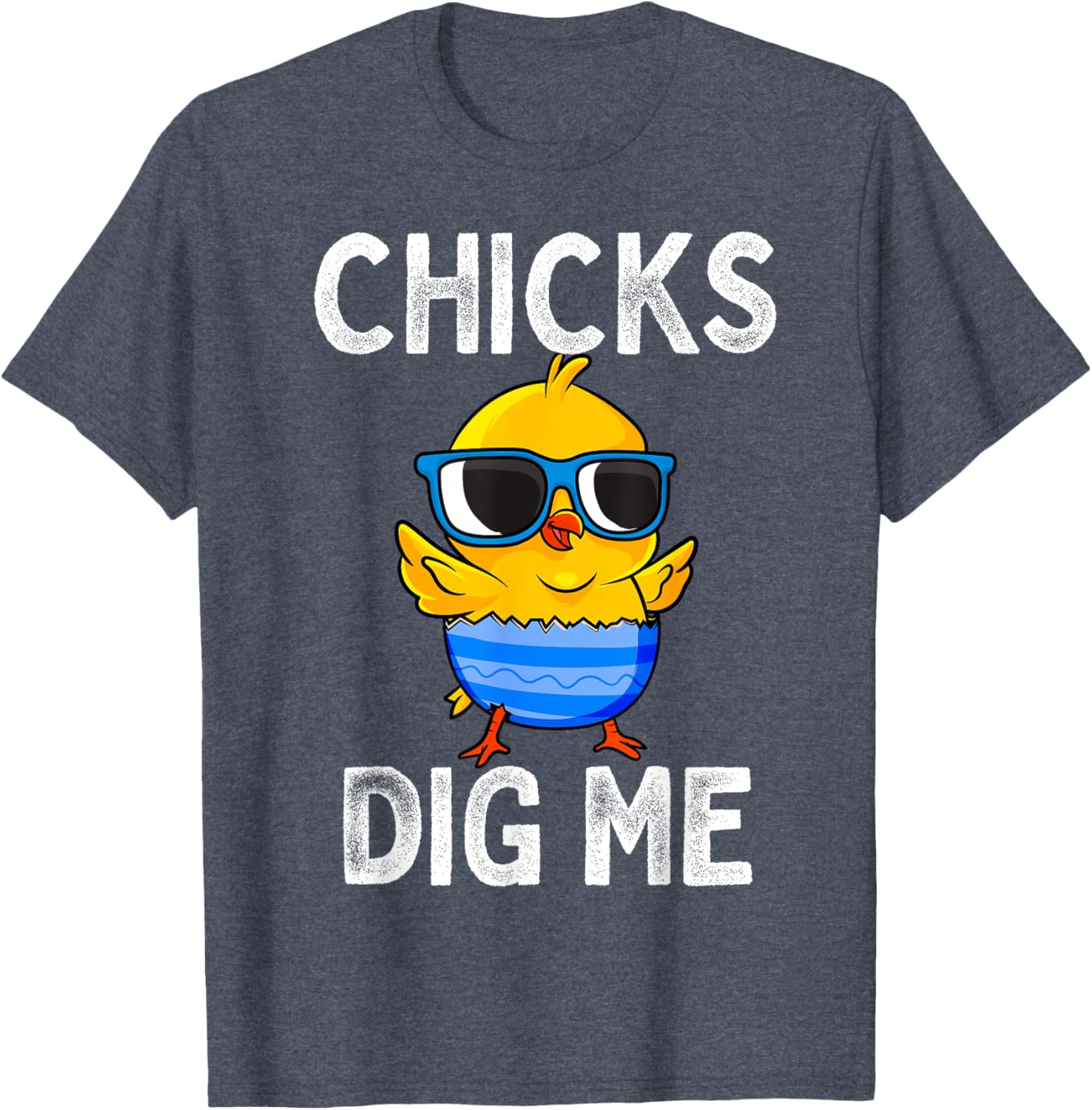 Chicks Dig Me Easter Egg Funny Cute Baby Chicken Kids Boys T-Shirt