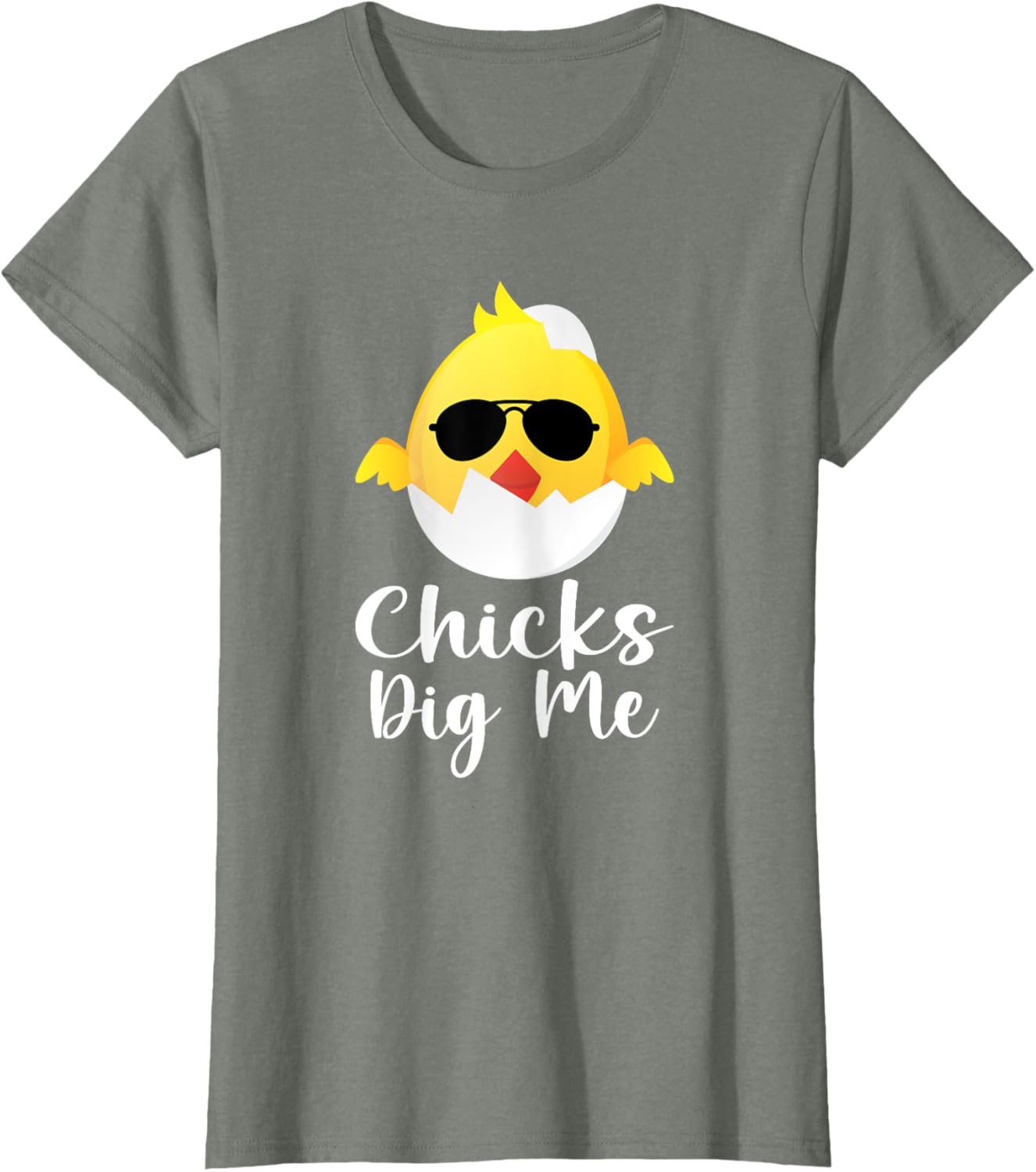 Chicks Dig Me Easter Funny Egg Easter kids boys girls T-Shirt