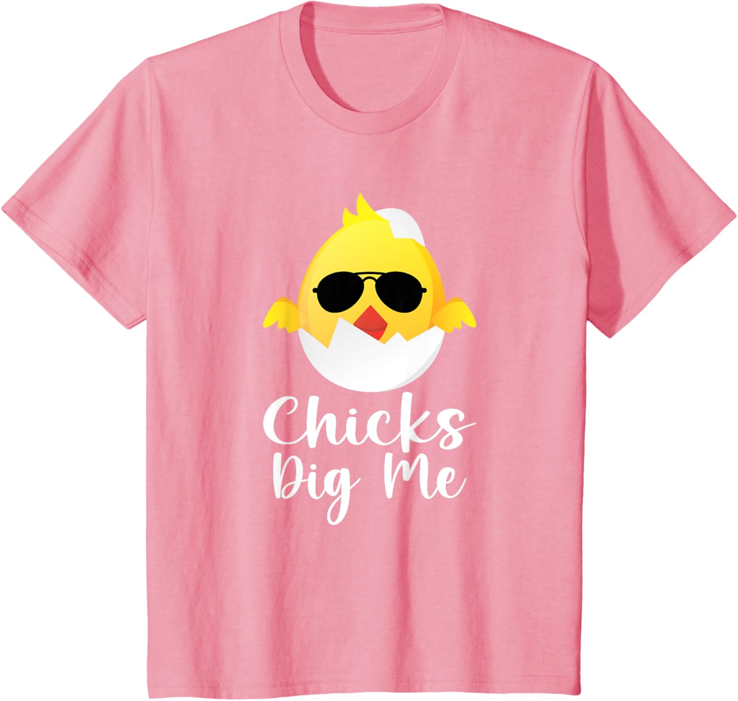 Chicks Dig Me Easter Funny Egg Easter kids boys girls T-Shirt