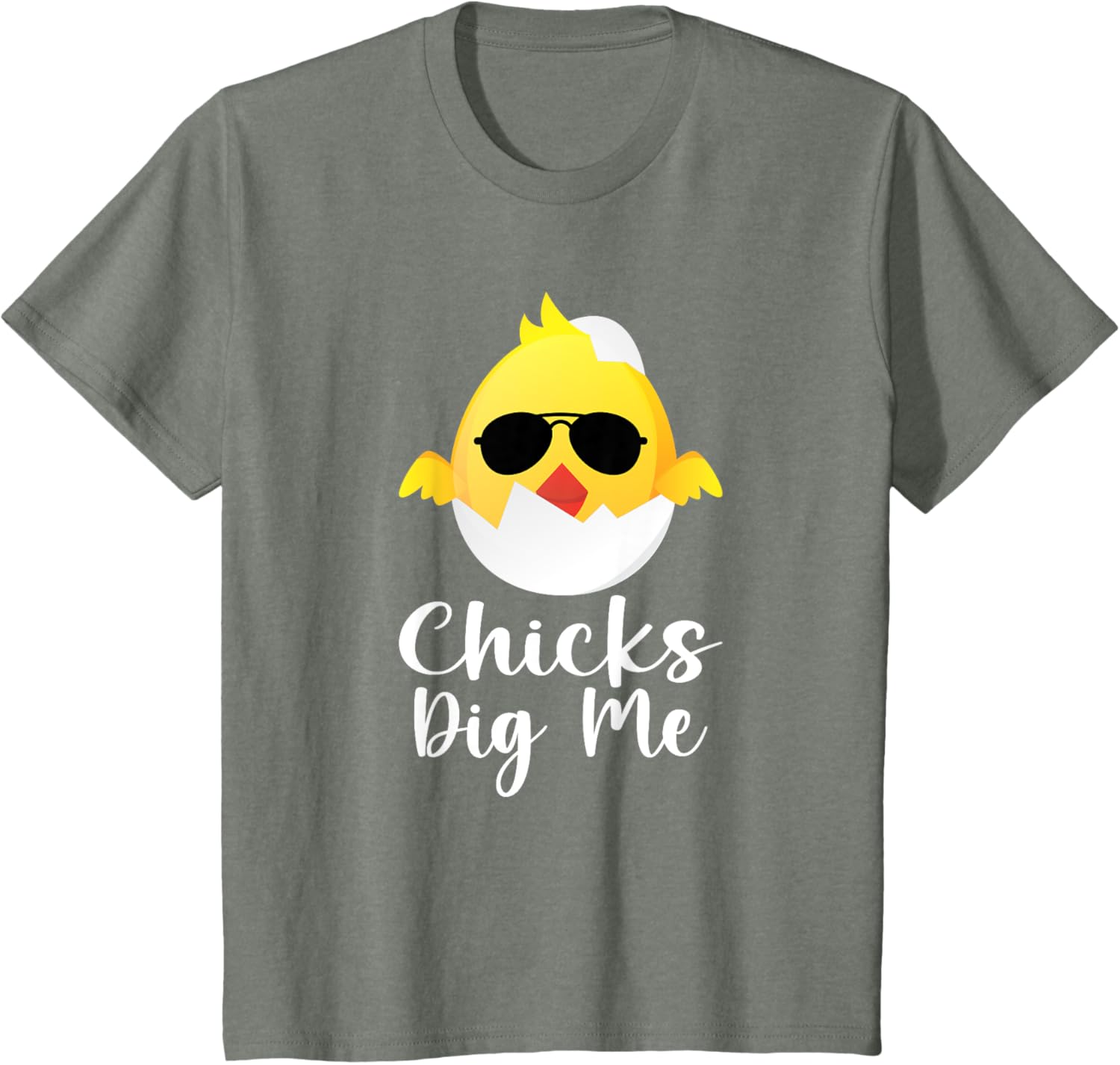 Chicks Dig Me Easter Funny Egg Easter kids boys girls T-Shirt