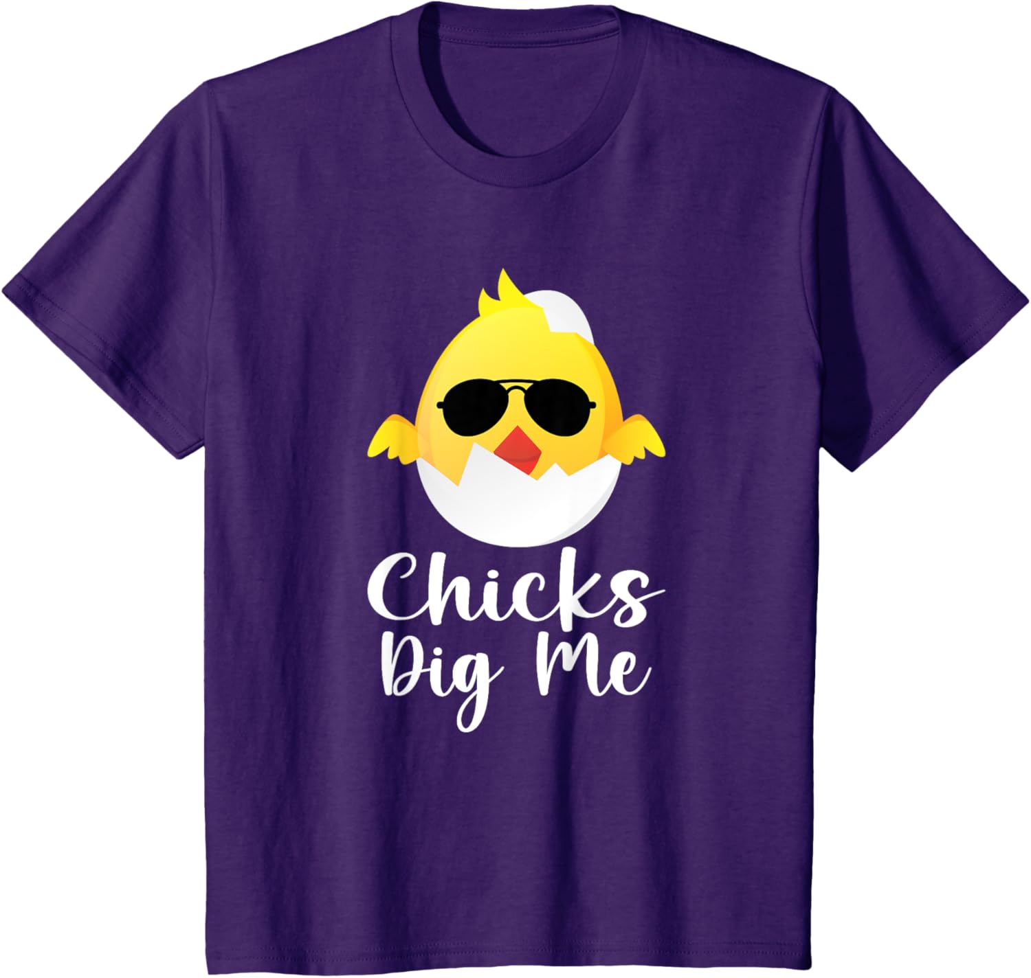 Chicks Dig Me Easter Funny Egg Easter kids boys girls T-Shirt