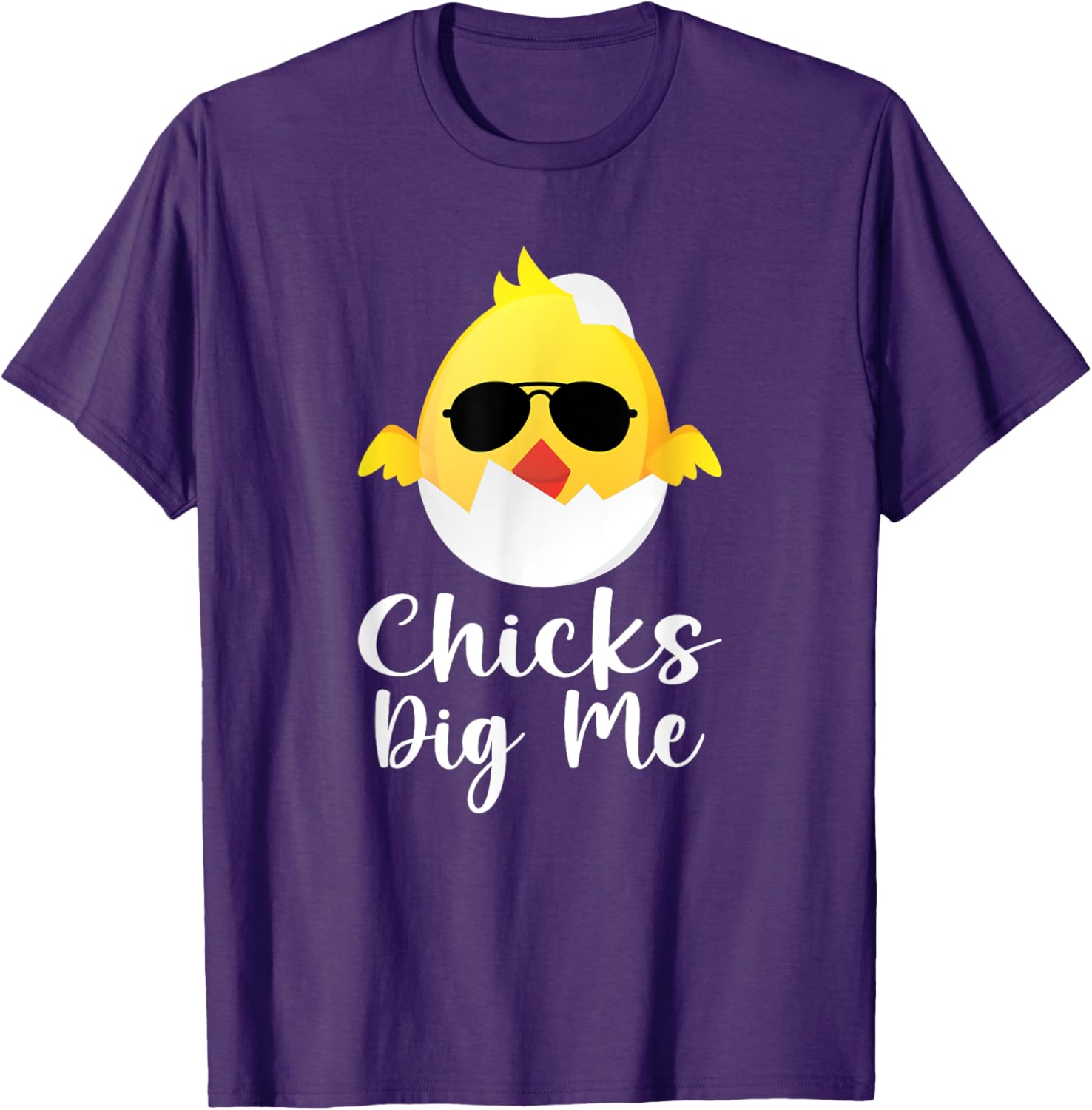 Chicks Dig Me Easter Funny Egg Easter kids boys girls T-Shirt