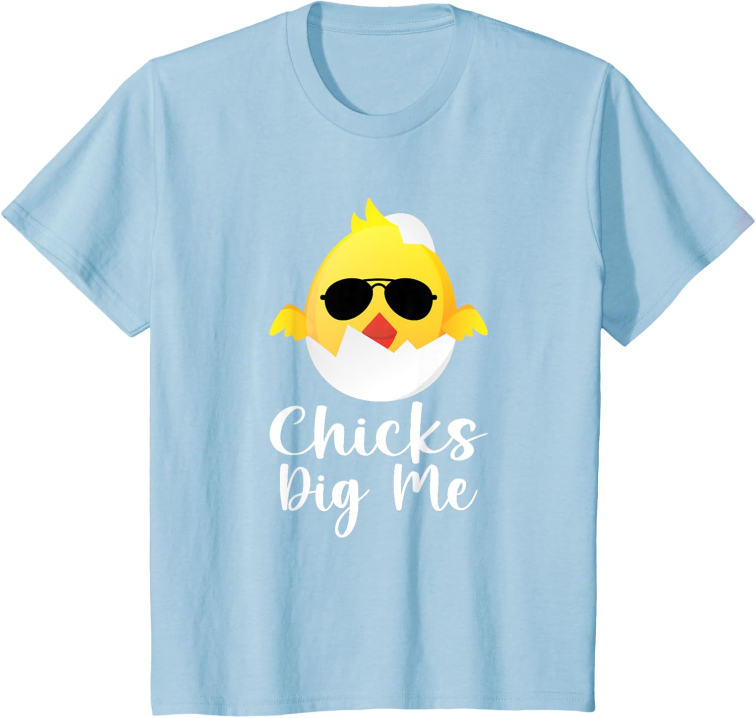 Chicks Dig Me Easter Funny Egg Easter kids boys girls T-Shirt