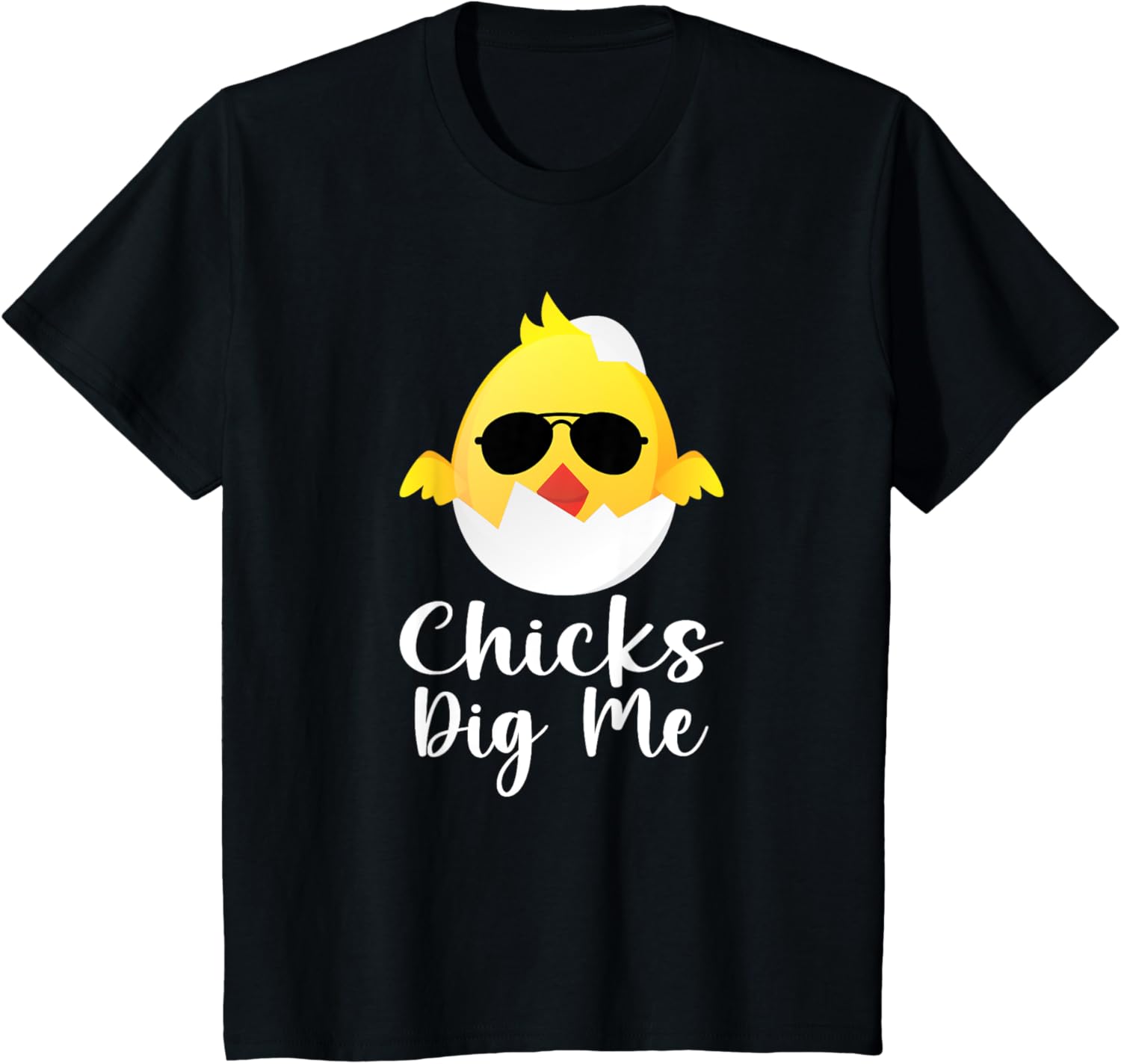 Chicks Dig Me Easter Funny Egg Easter kids boys girls T-Shirt