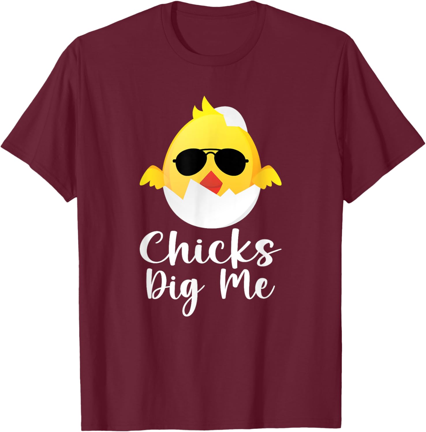 Chicks Dig Me Easter Funny Egg Easter kids boys girls T-Shirt