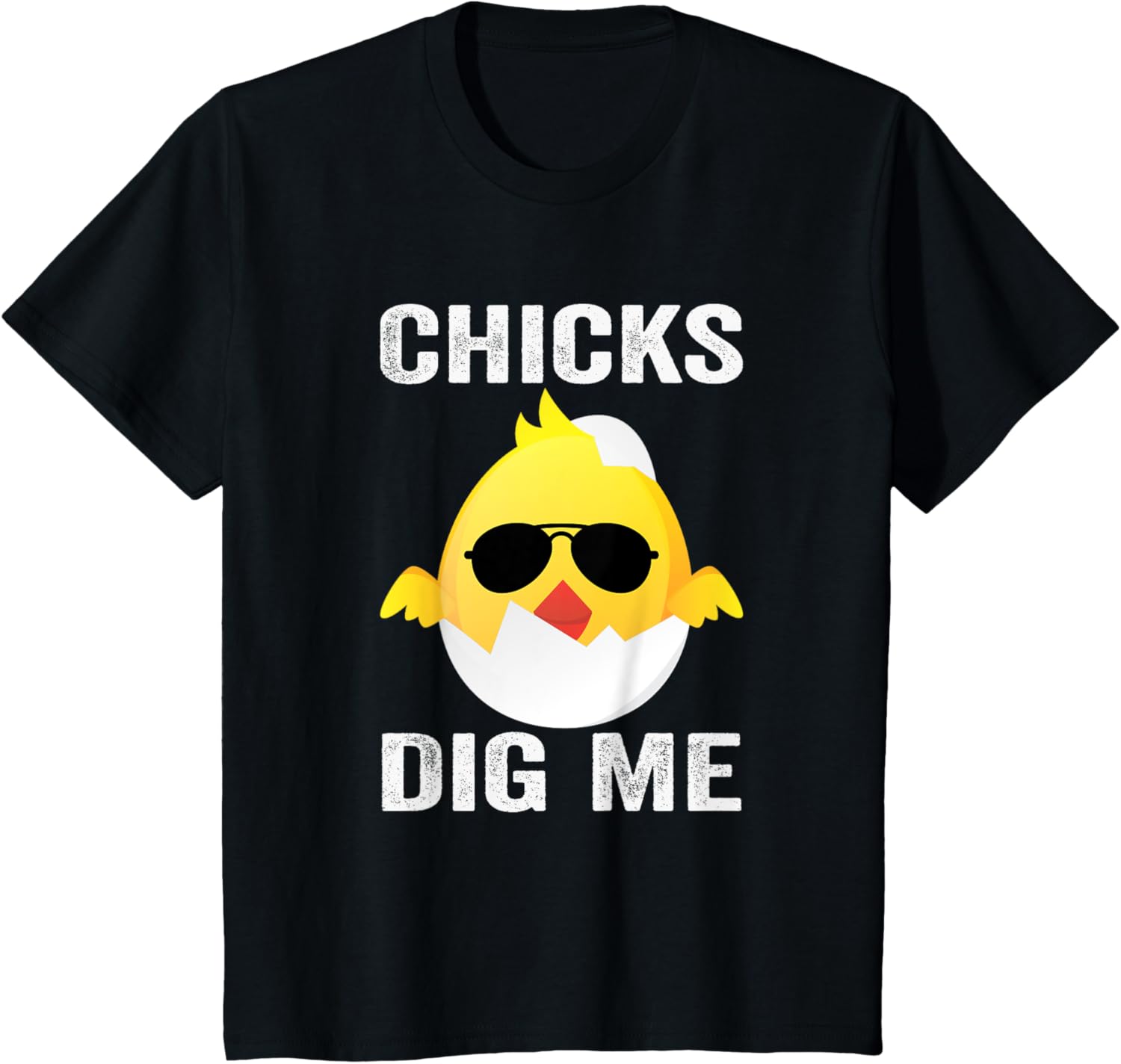 Chicks Dig Me Easter Funny Egg Easter kids boys girls T-Shirt