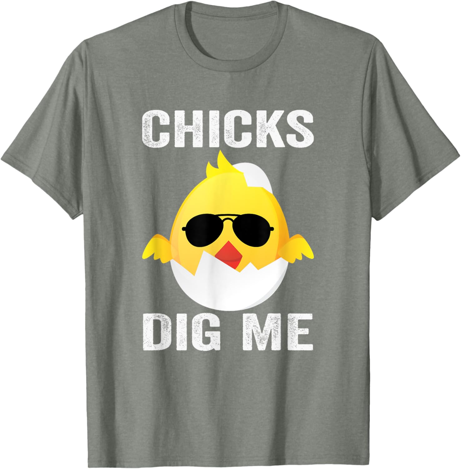 Chicks Dig Me Easter Funny Egg Easter kids boys girls T-Shirt