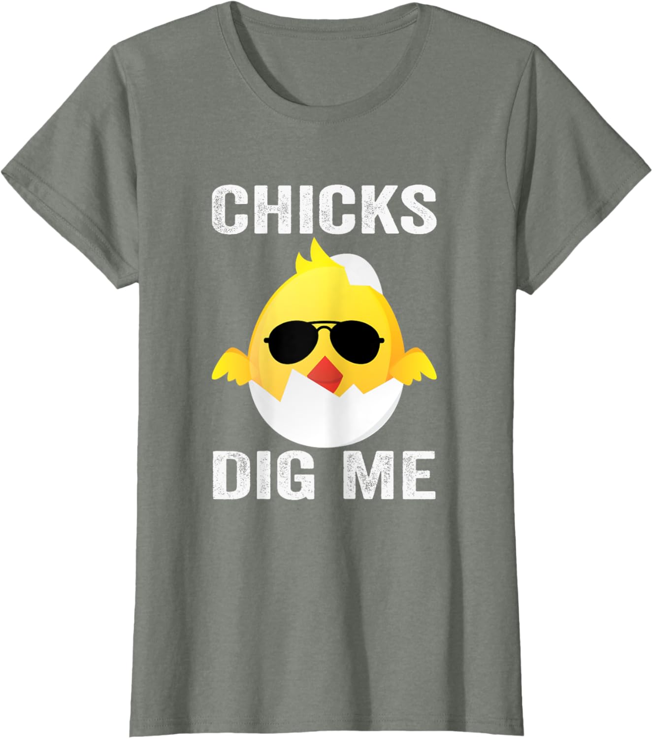 Chicks Dig Me Easter Funny Egg Easter kids boys girls T-Shirt