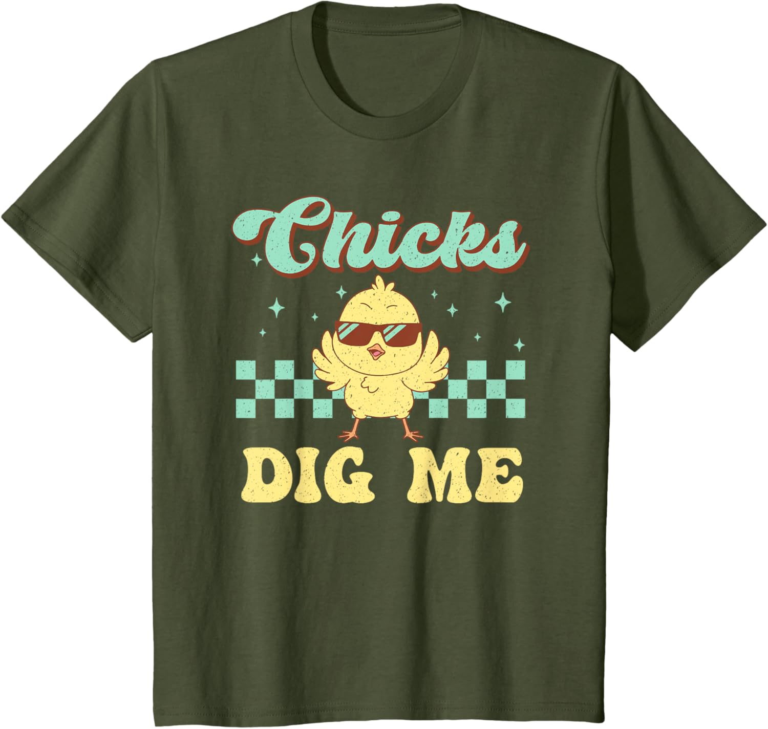 Chicks Dig Me Easter Toddler Boys Men Funny Happy Easter T-Shirt