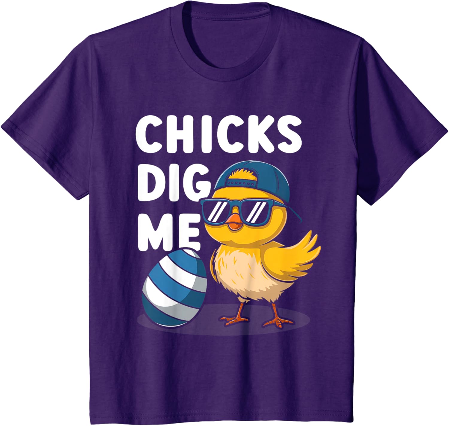 Chicks Dig Me Easter Toddler Boys Men Happy Easter Funny Kid T-Shirt