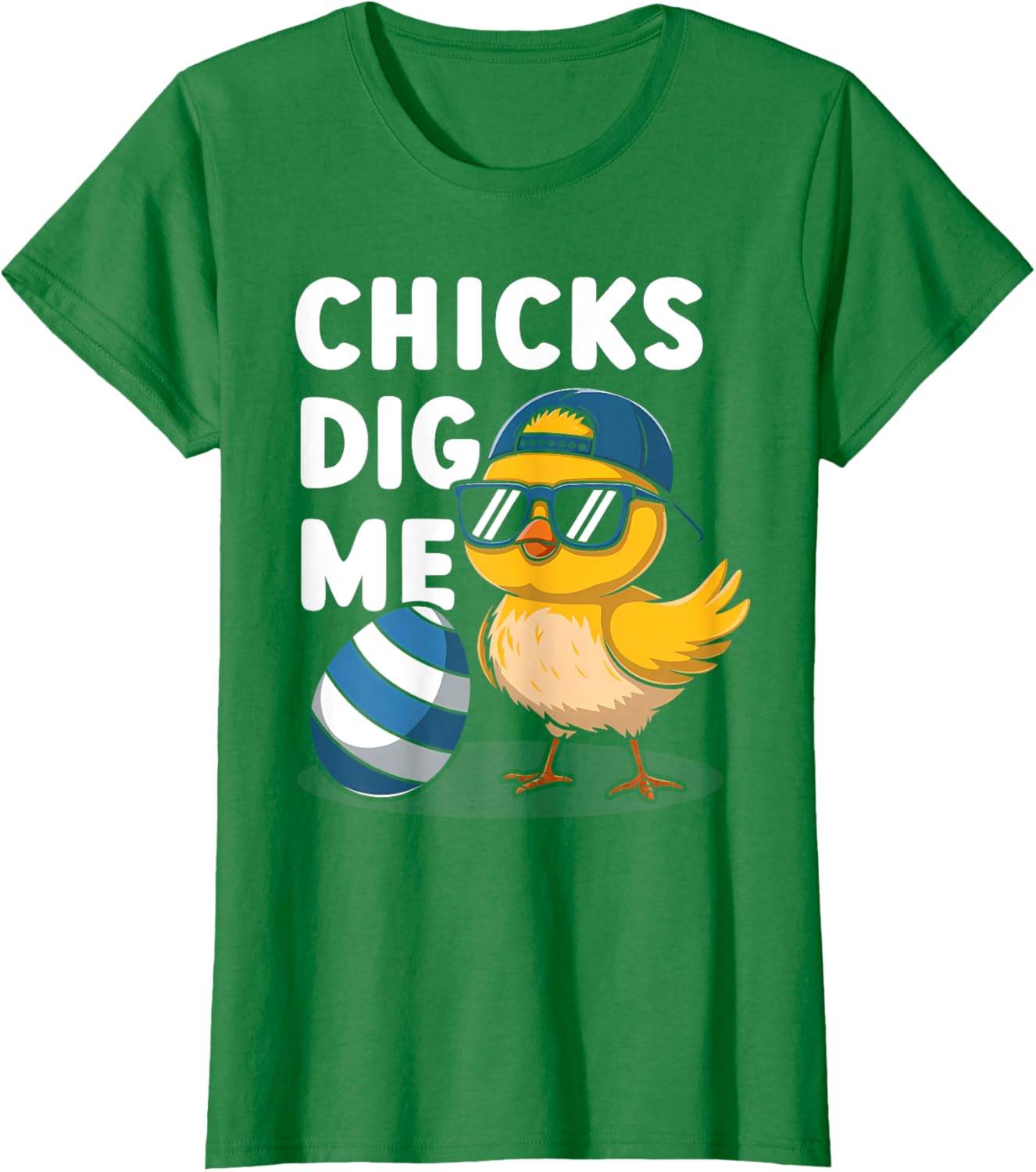 Chicks Dig Me Easter Toddler Boys Men Happy Easter Funny Kid T-Shirt