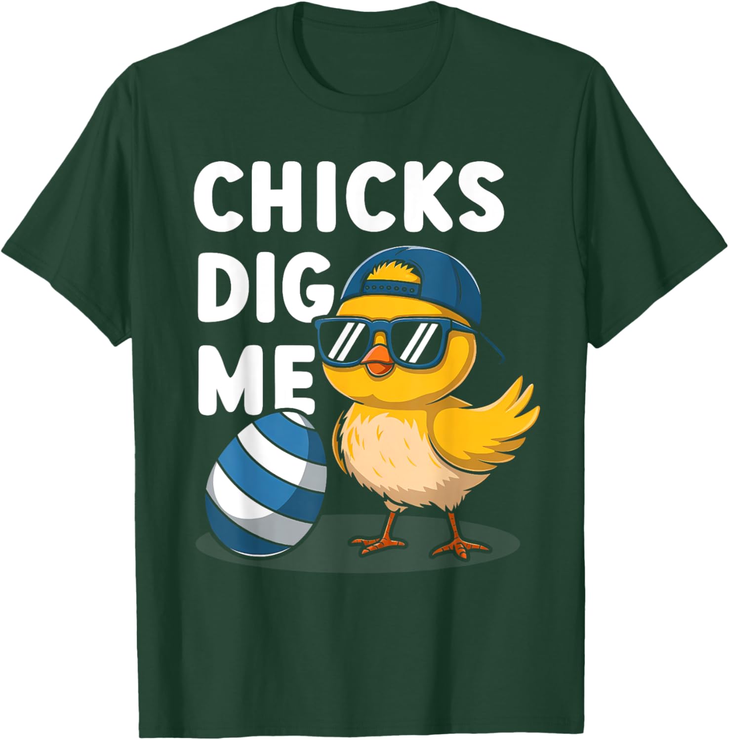 Chicks Dig Me Easter Toddler Boys Men Happy Easter Funny Kid T-Shirt