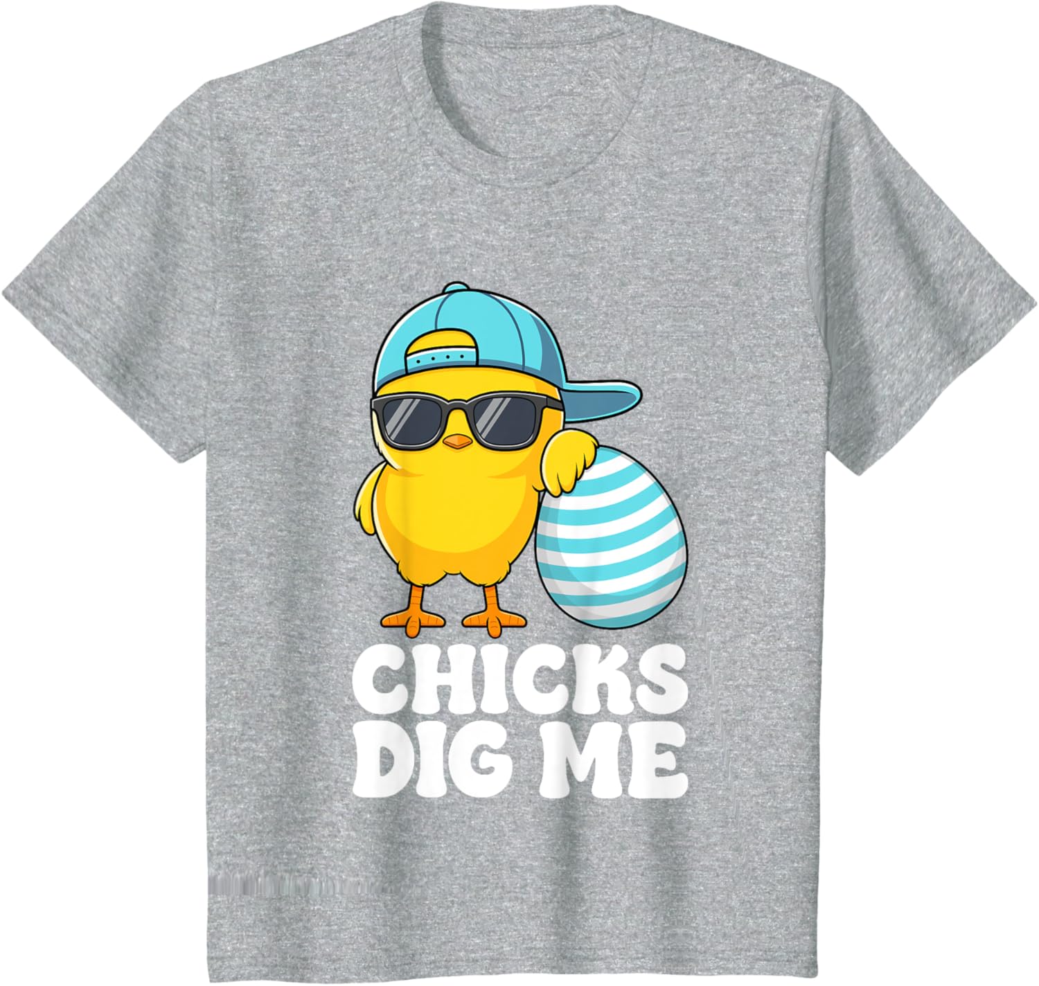 Chicks Dig Me Easter Toddler Boys Men Happy Easter Funny T-Shirt