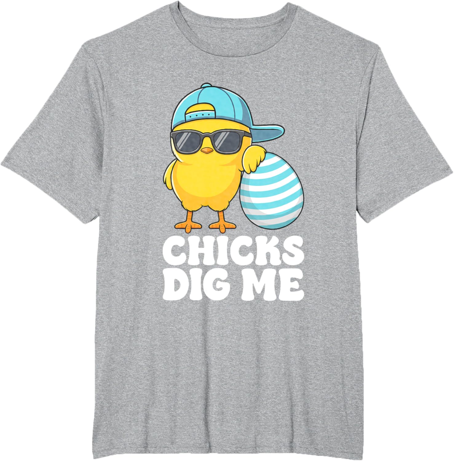 Chicks Dig Me Easter Toddler Boys Men Happy Easter Funny T-Shirt