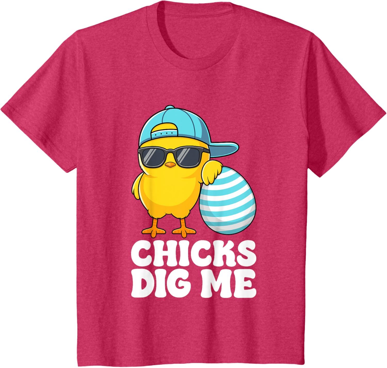 Chicks Dig Me Easter Toddler Boys Men Happy Easter Funny T-Shirt