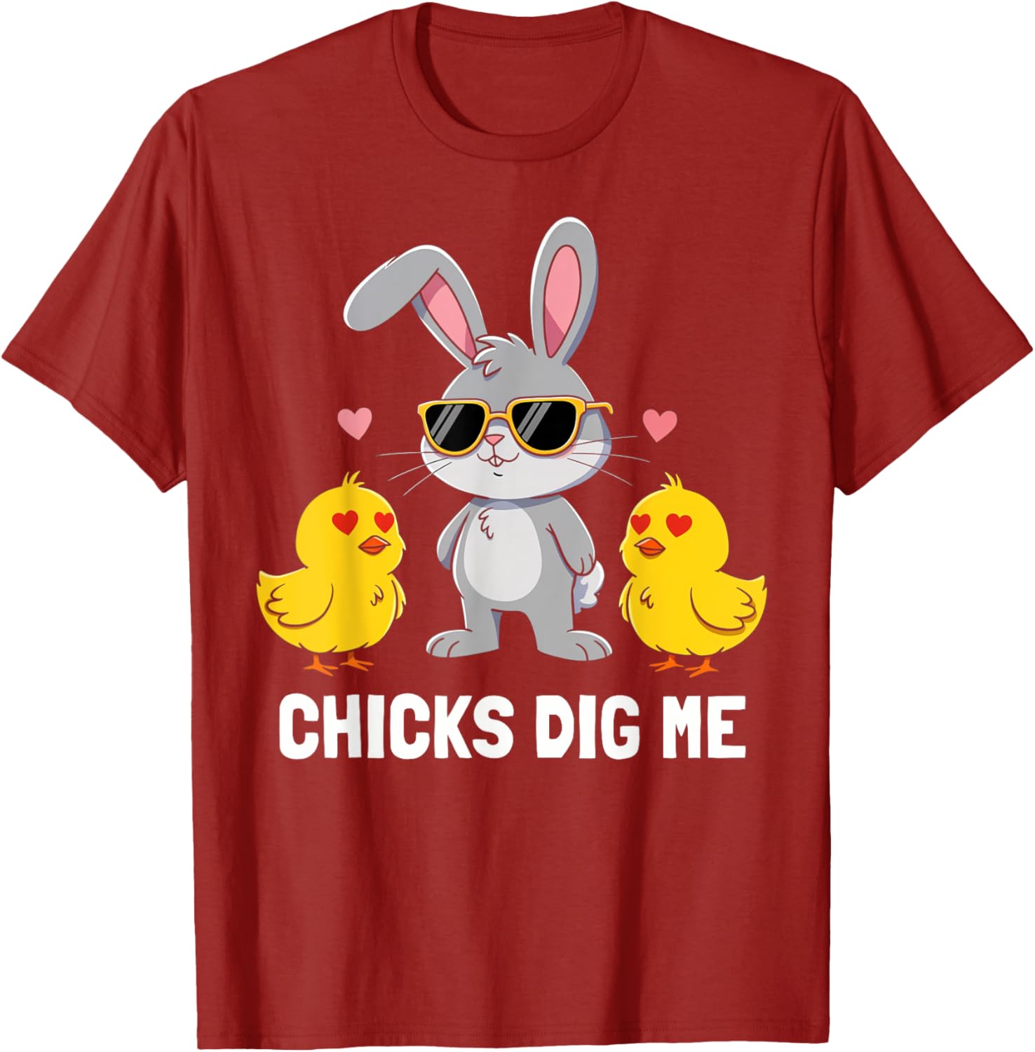 Chicks Dig Me Easter Toddler Boys Men Happy Easter Funny T-Shirt