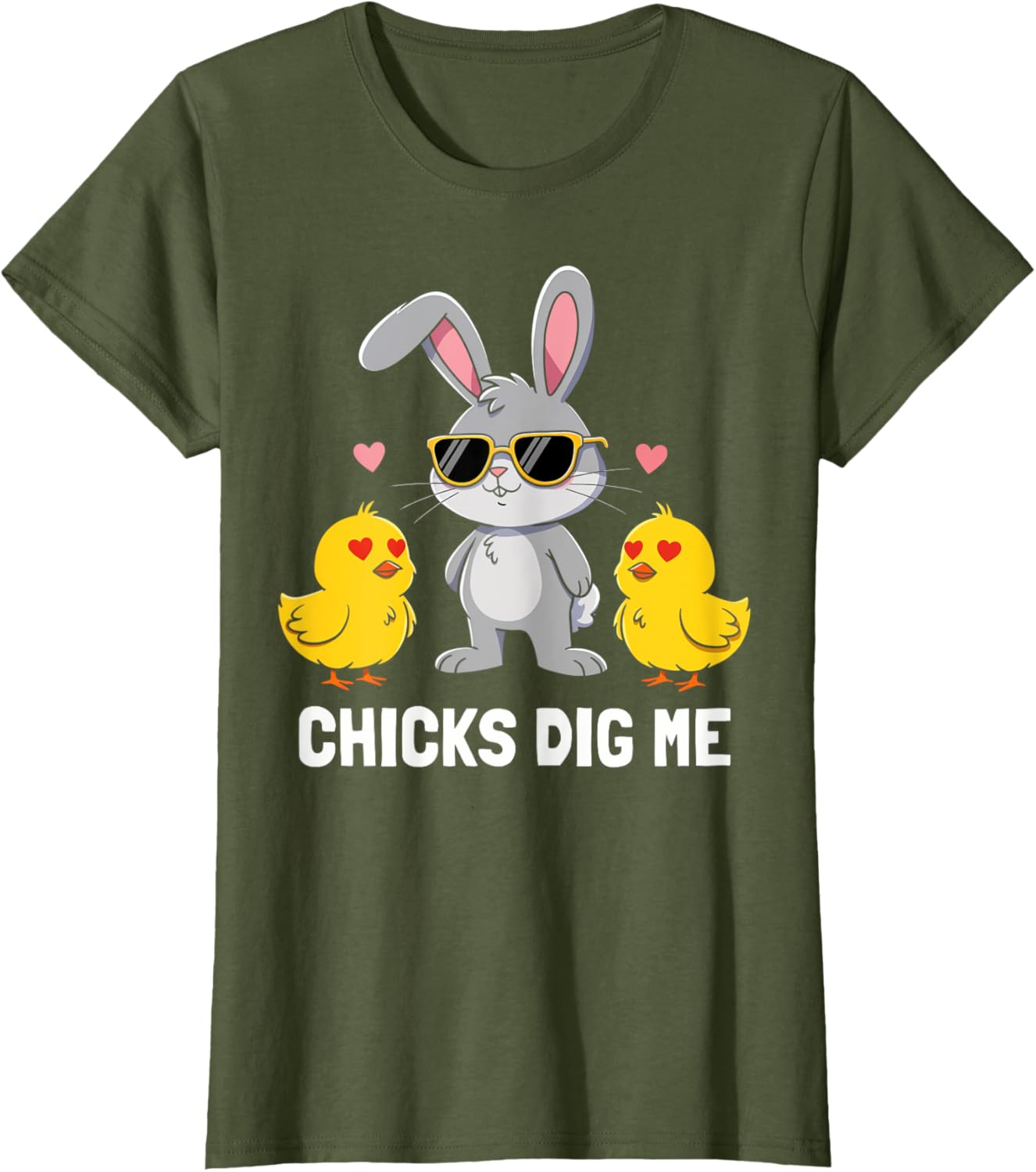 Chicks Dig Me Easter Toddler Boys Men Happy Easter Funny T-Shirt