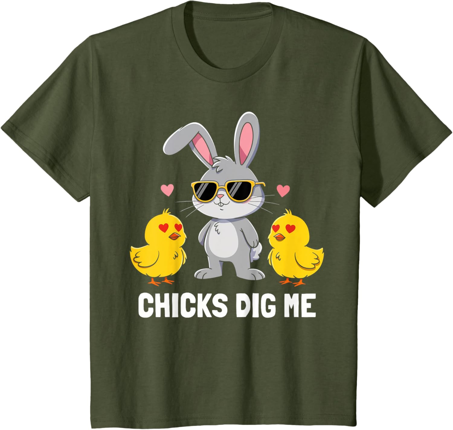 Chicks Dig Me Easter Toddler Boys Men Happy Easter Funny T-Shirt