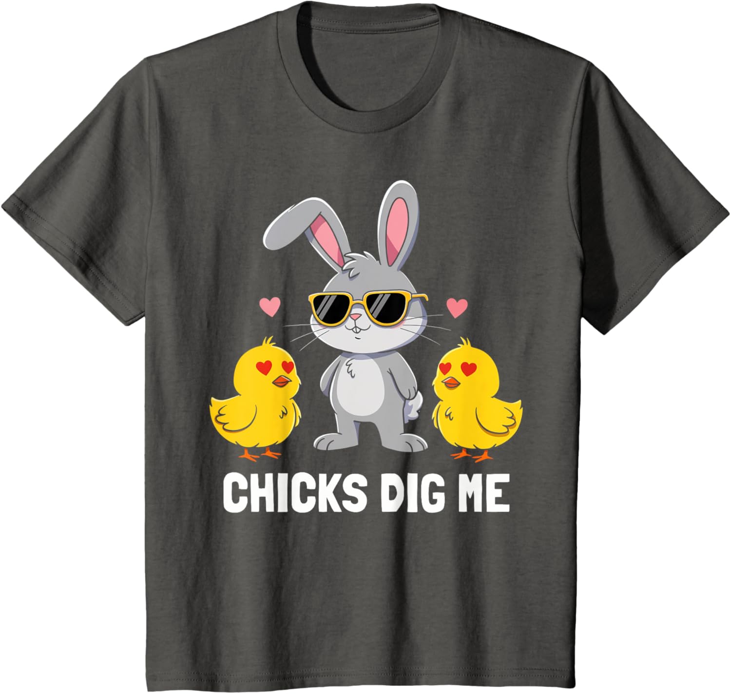 Chicks Dig Me Easter Toddler Boys Men Happy Easter Funny T-Shirt