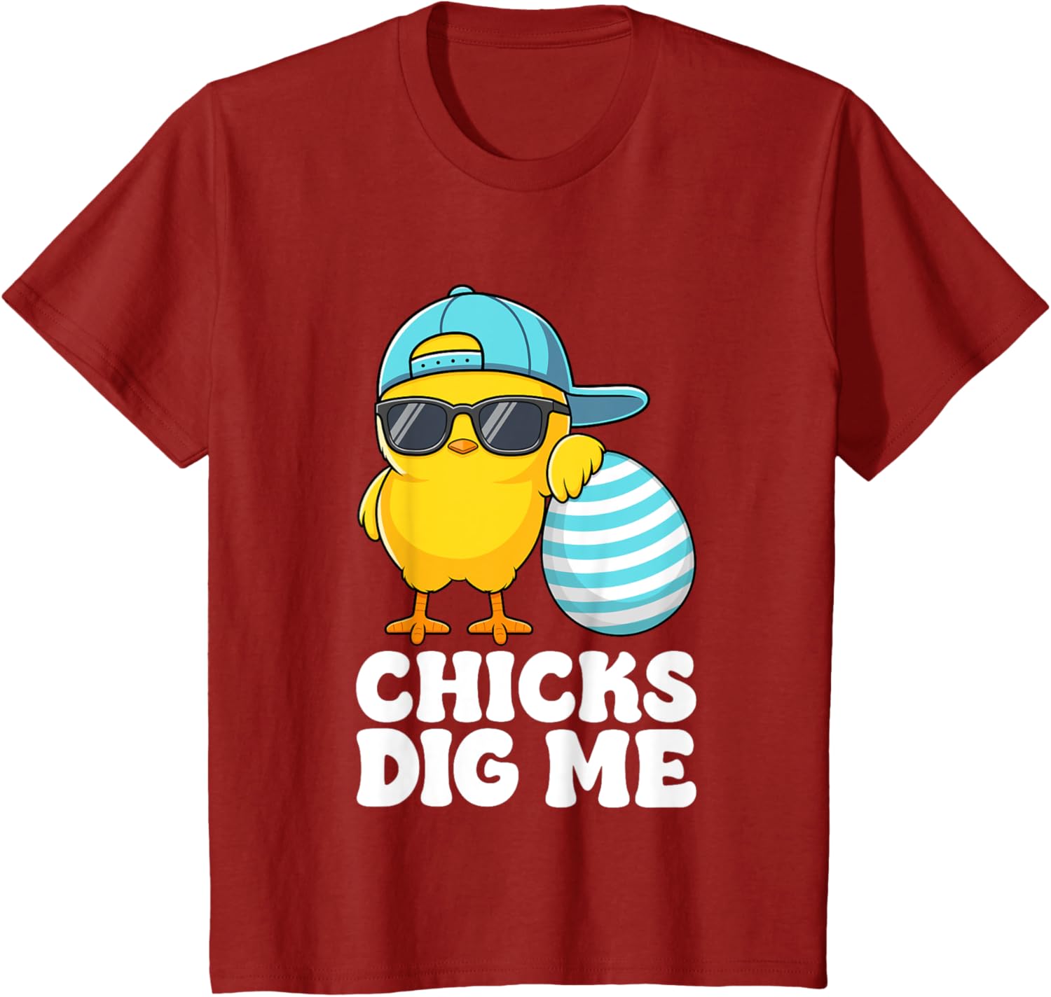 Chicks Dig Me Easter Toddler Boys Men Happy Easter Funny T-Shirt