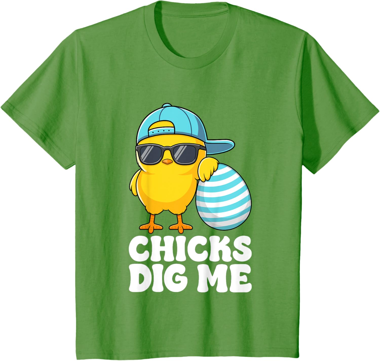 Chicks Dig Me Easter Toddler Boys Men Happy Easter Funny T-Shirt