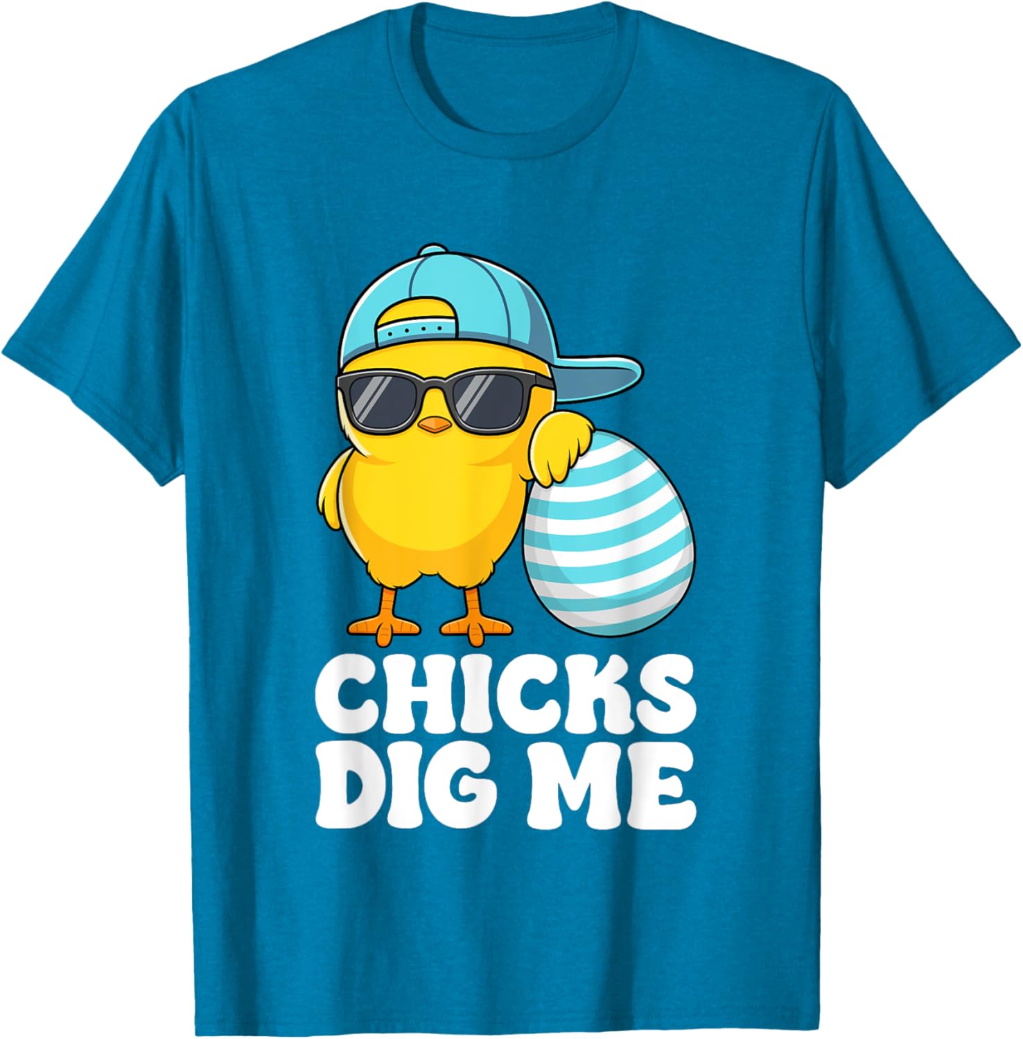 Chicks Dig Me Easter Toddler Boys Men Happy Easter Funny T-Shirt