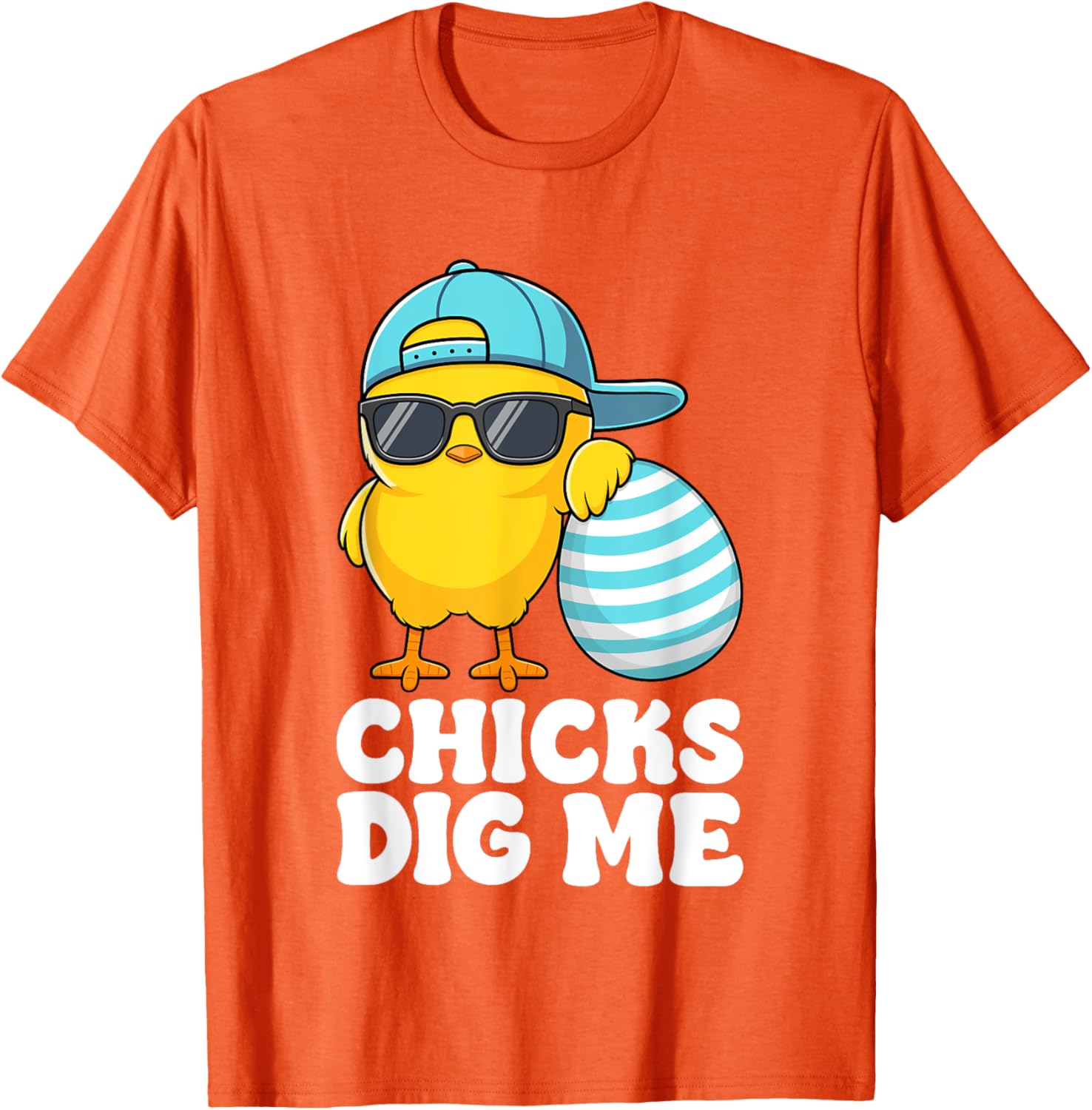 Chicks Dig Me Easter Toddler Boys Men Happy Easter Funny T-Shirt