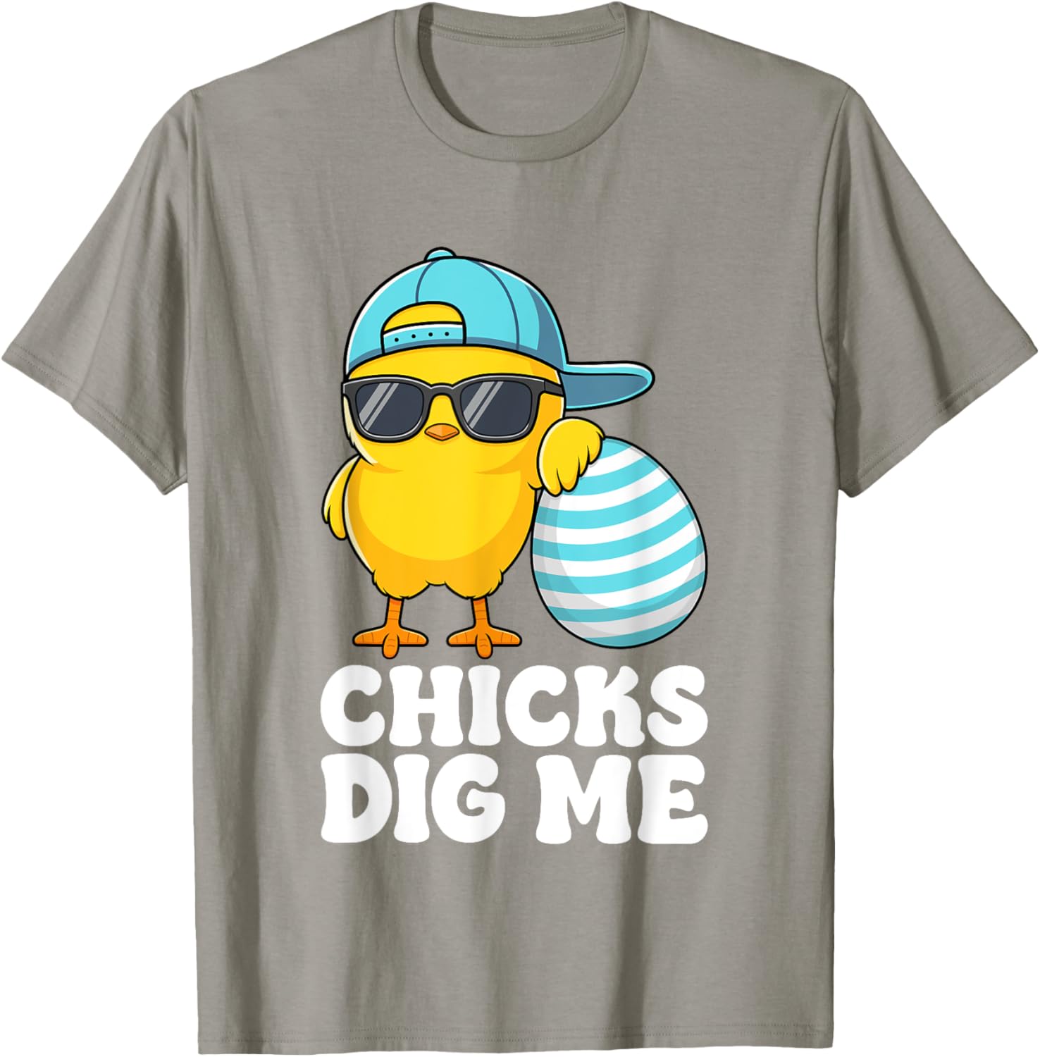 Chicks Dig Me Easter Toddler Boys Men Happy Easter Funny T-Shirt